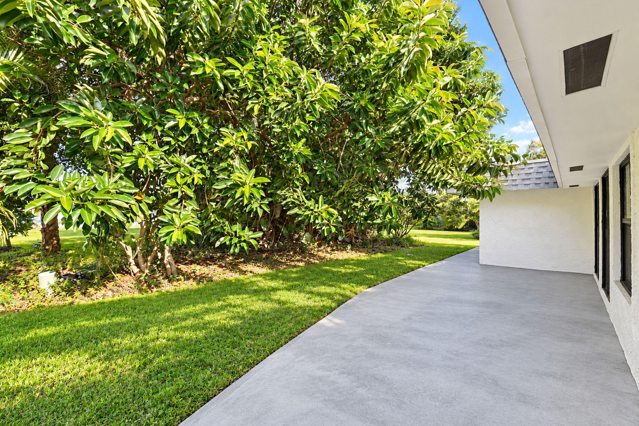 Backyard patio