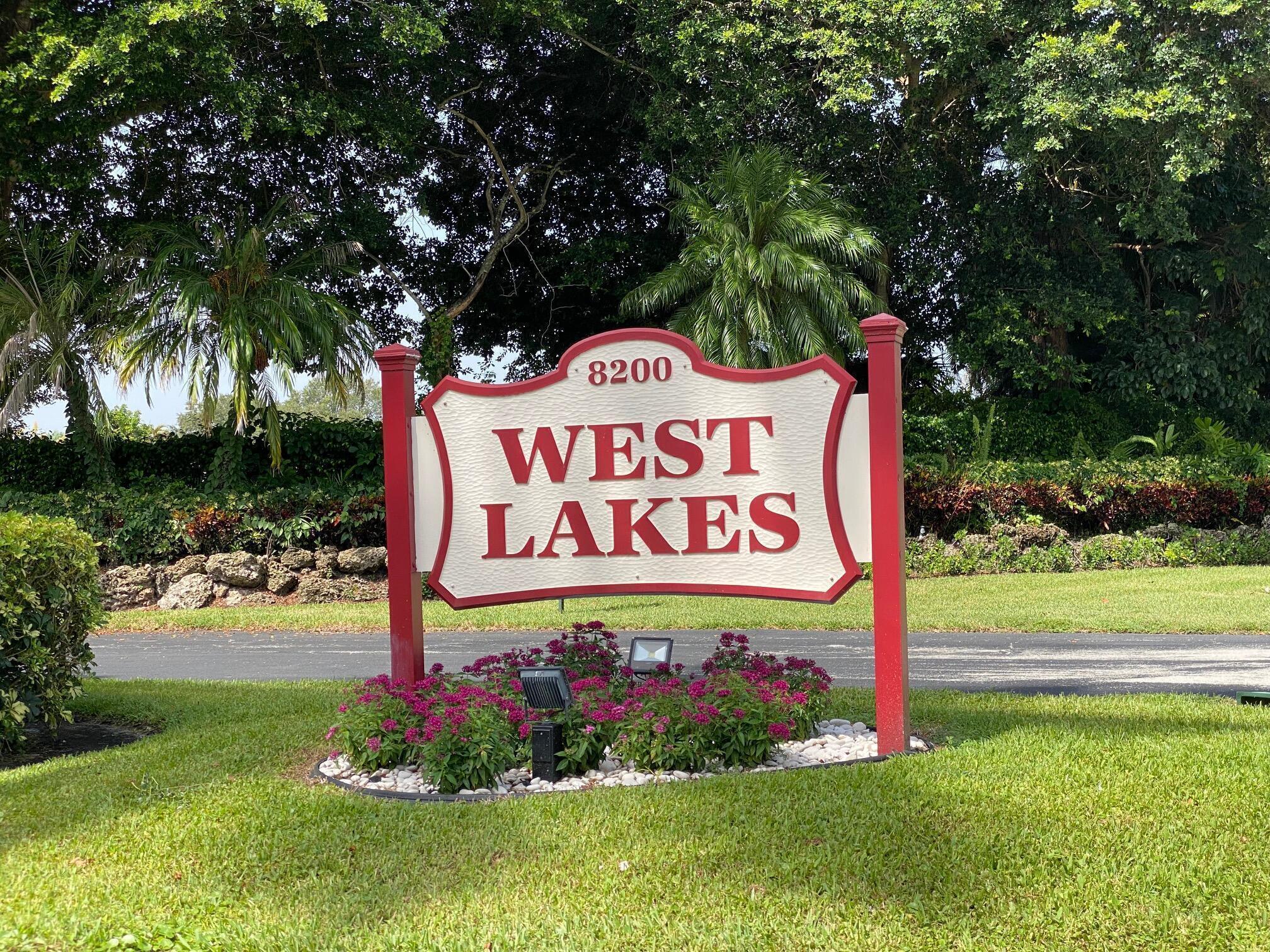 West Lakes Entry Sign New