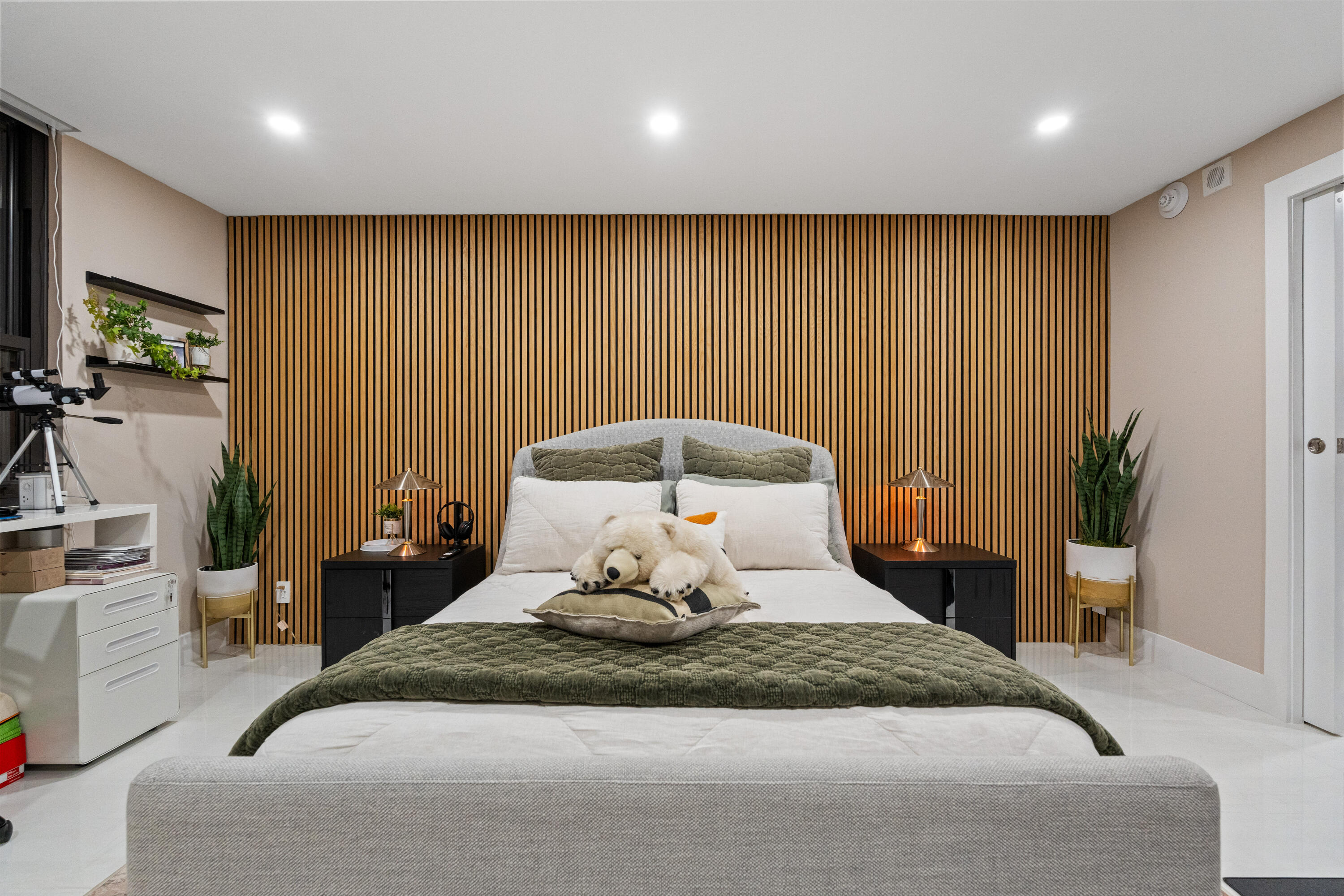 Guest Bedroom at Night