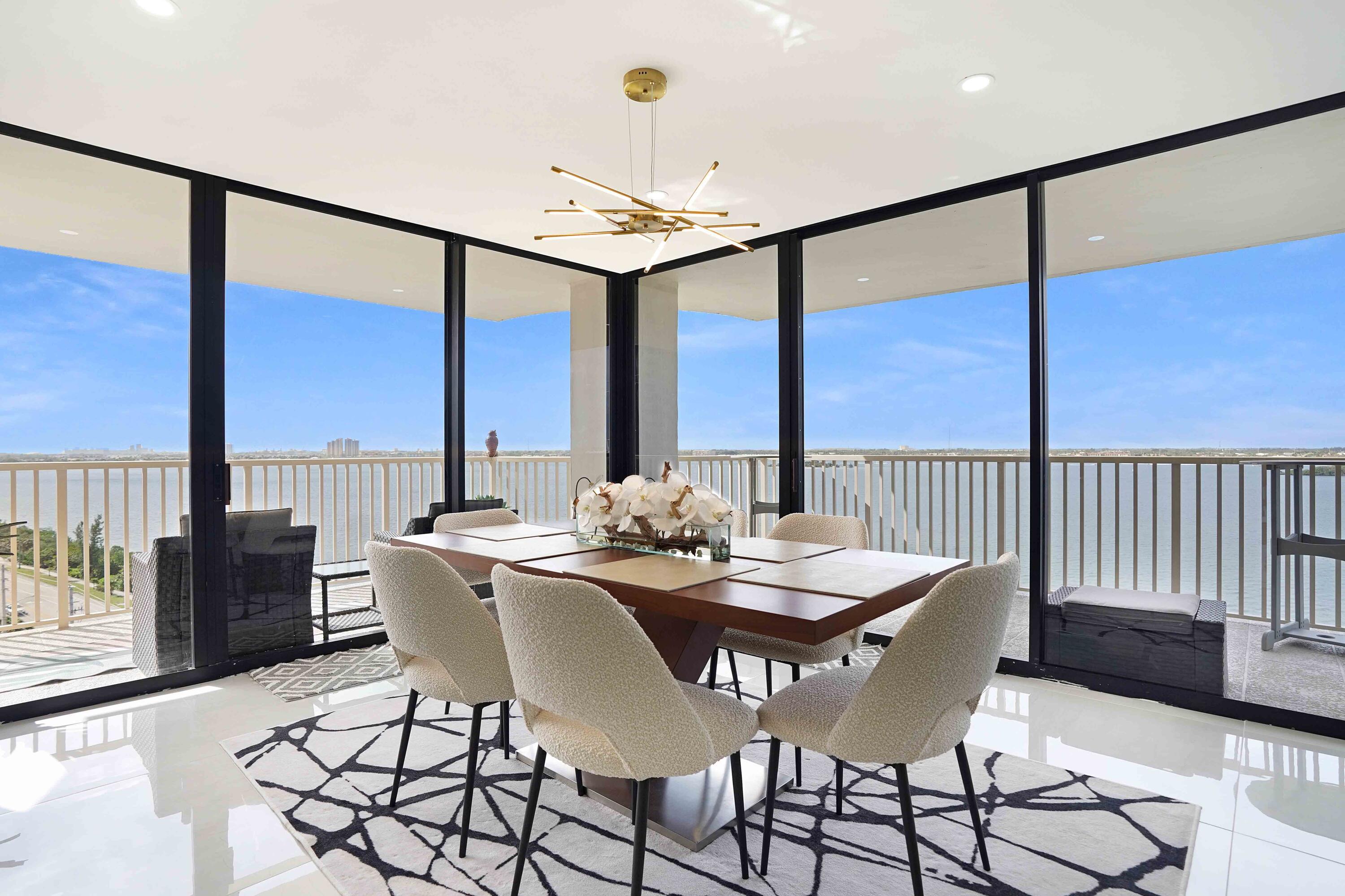 Dining Table with Intercoastal View