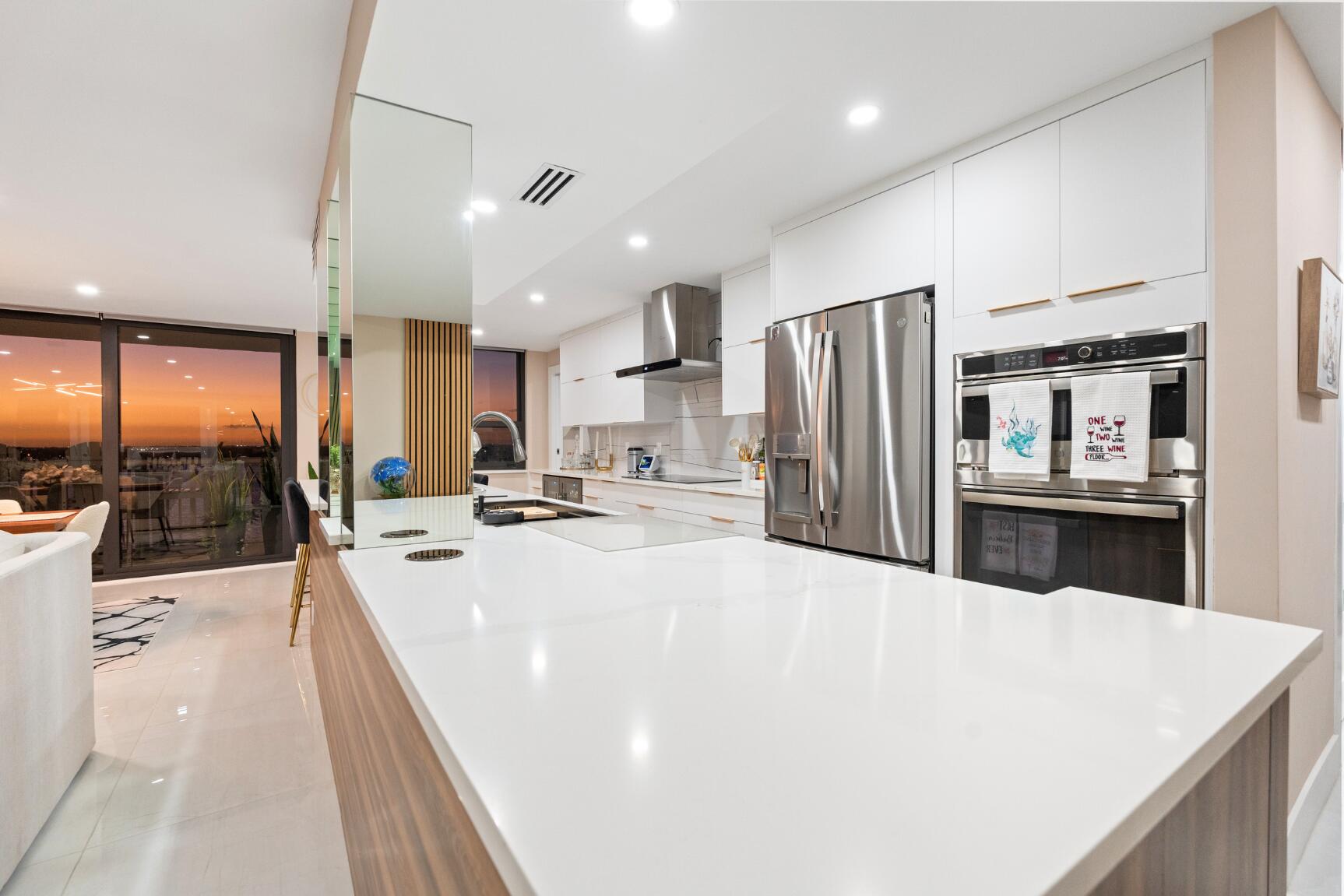 Open Kitchen at Sunset