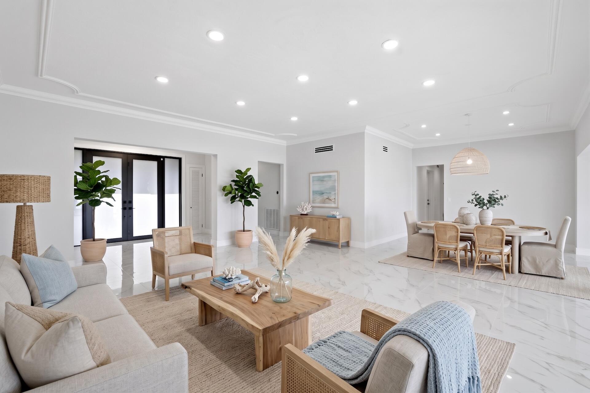 Living Room Staged