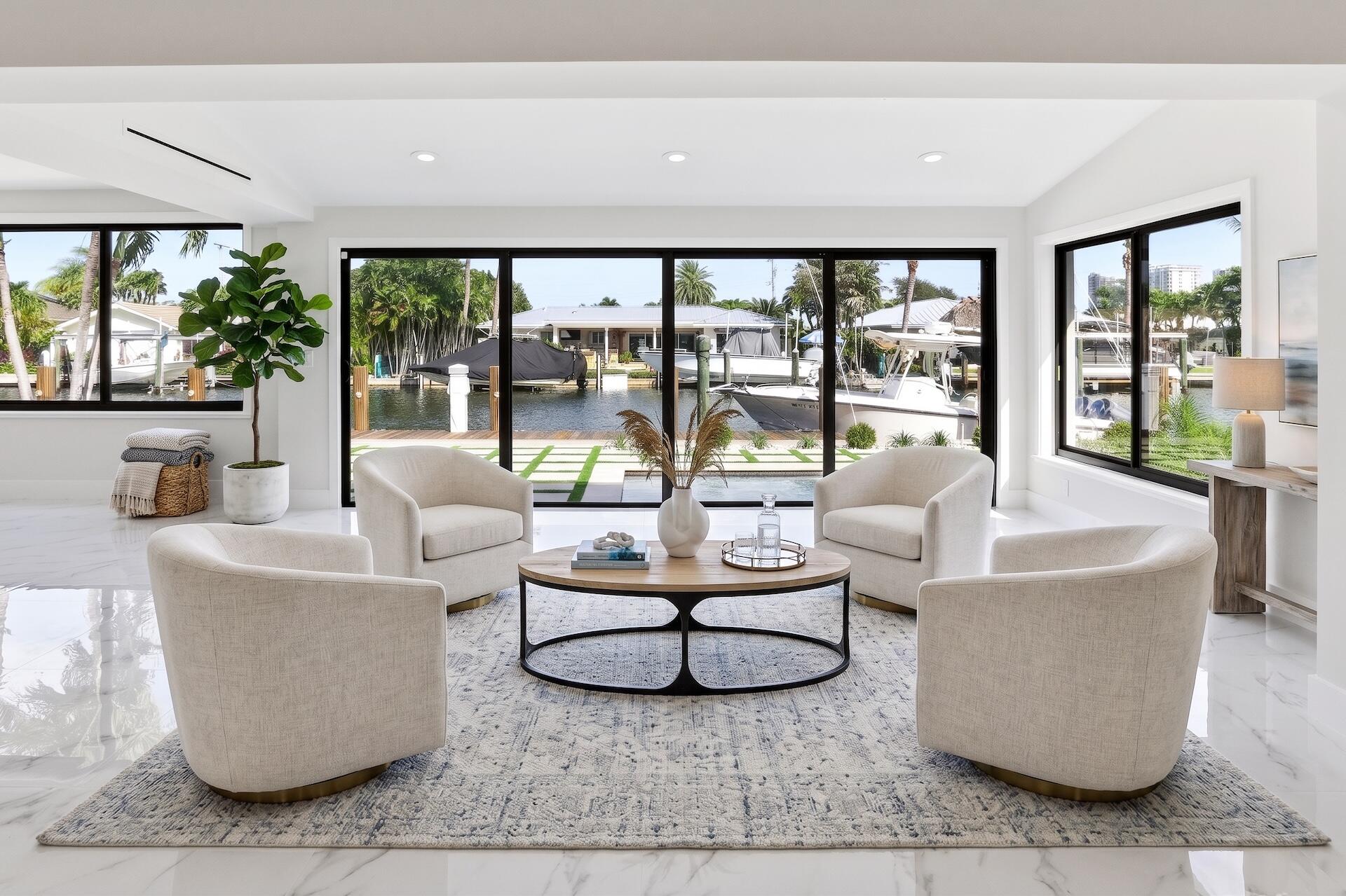 Family Room Staged