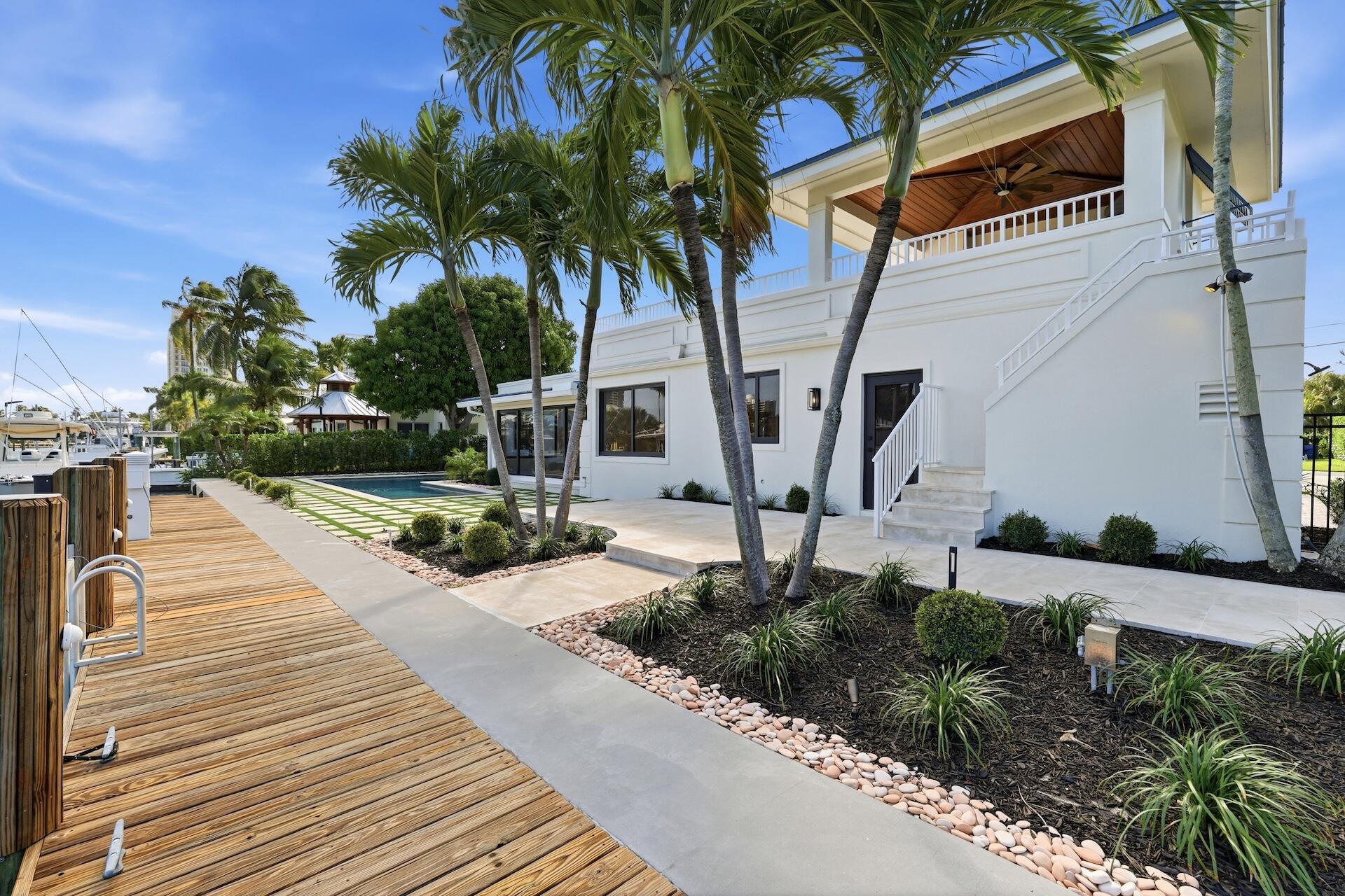 Dock and Side Yard
