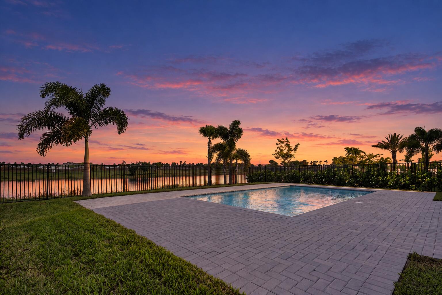 Backyard Sunset