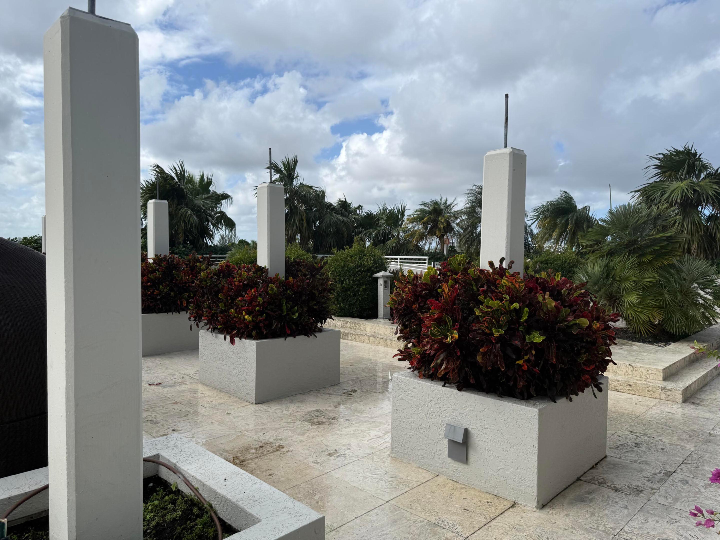 West pool area