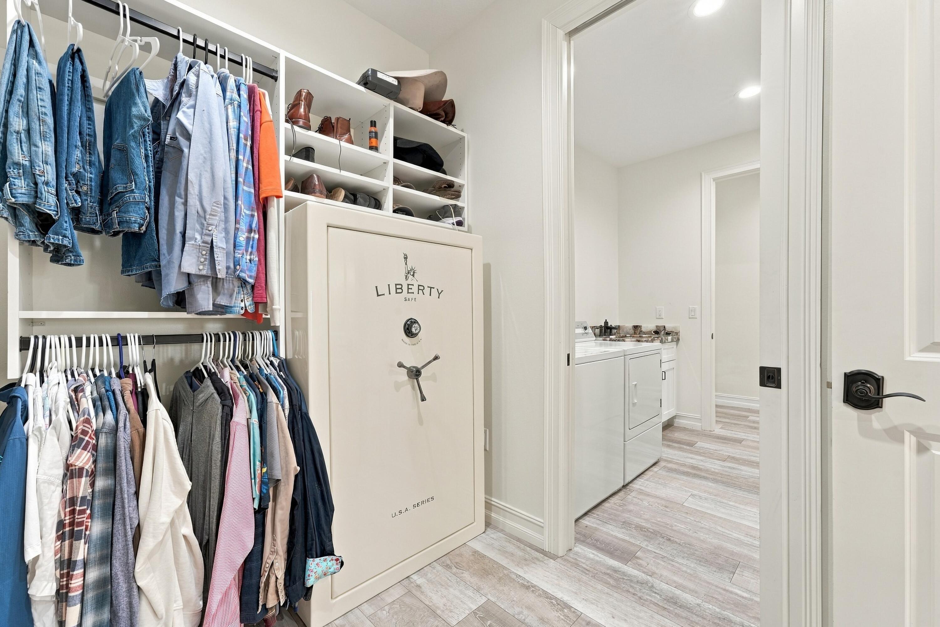 Spacious Custom Walk-In Closet