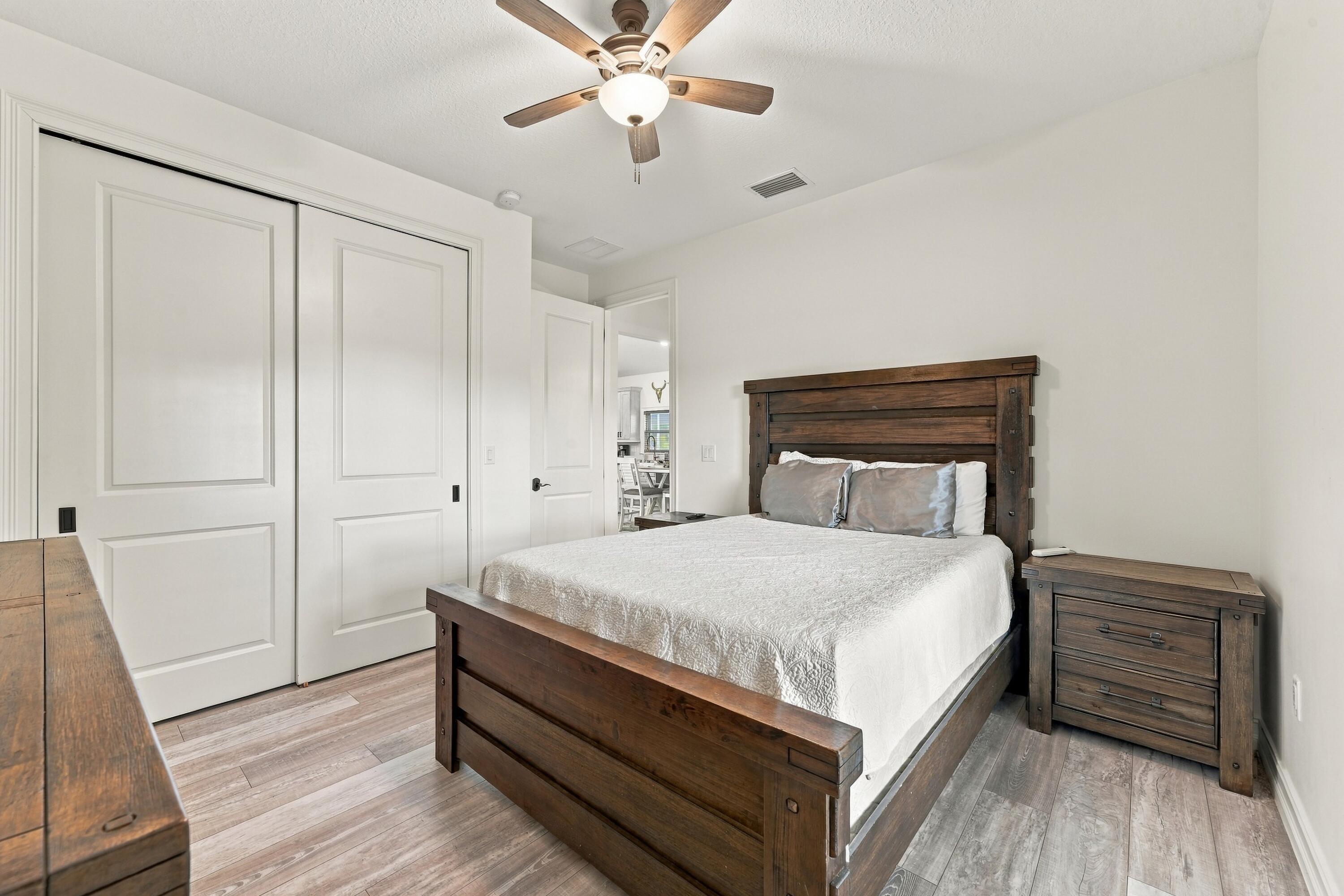 Spacious Bedroom with Built-In Closet