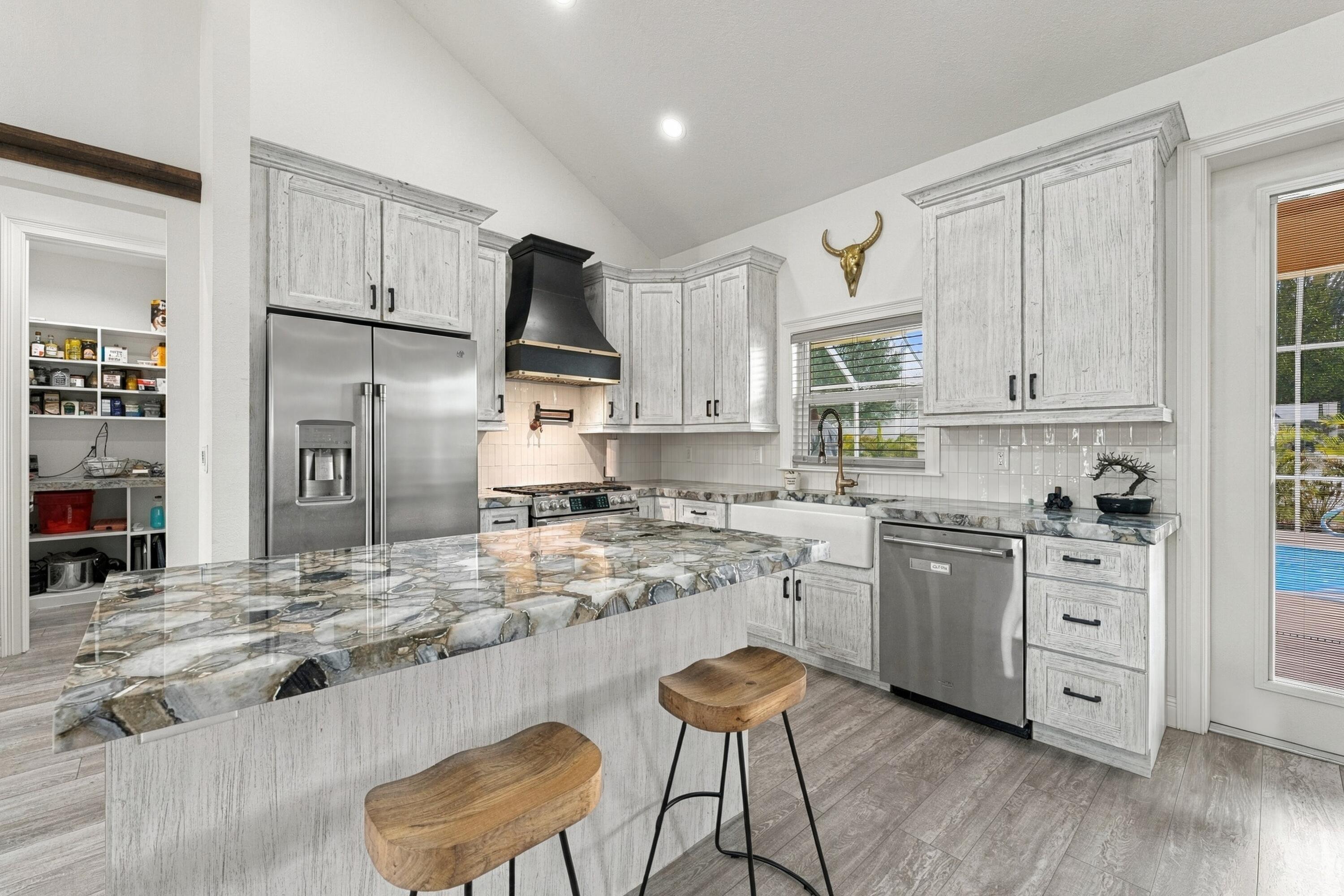 Chef's Kitchen with Quartz Countertops