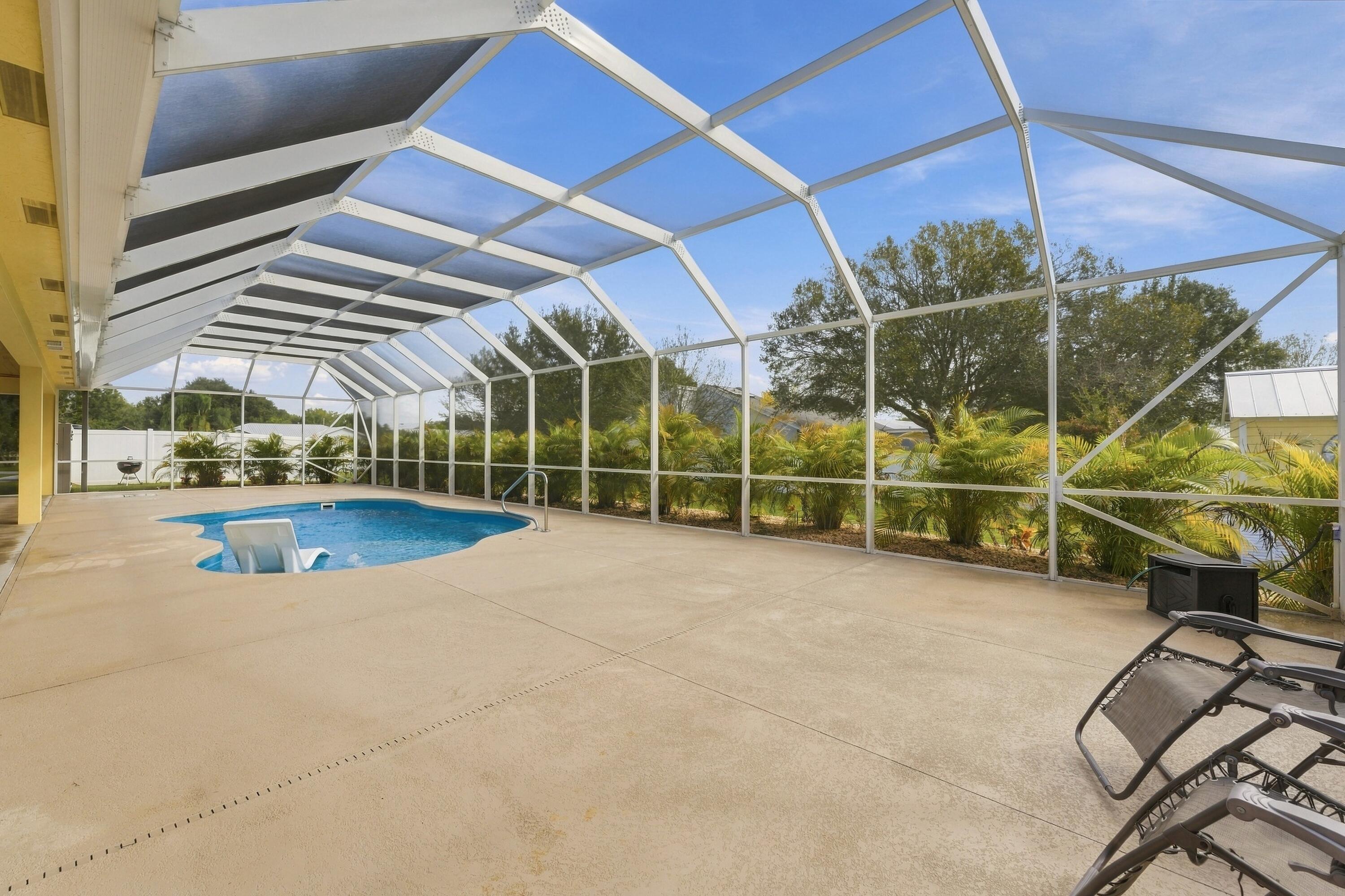 Private Screened Pool & Outdoor Space