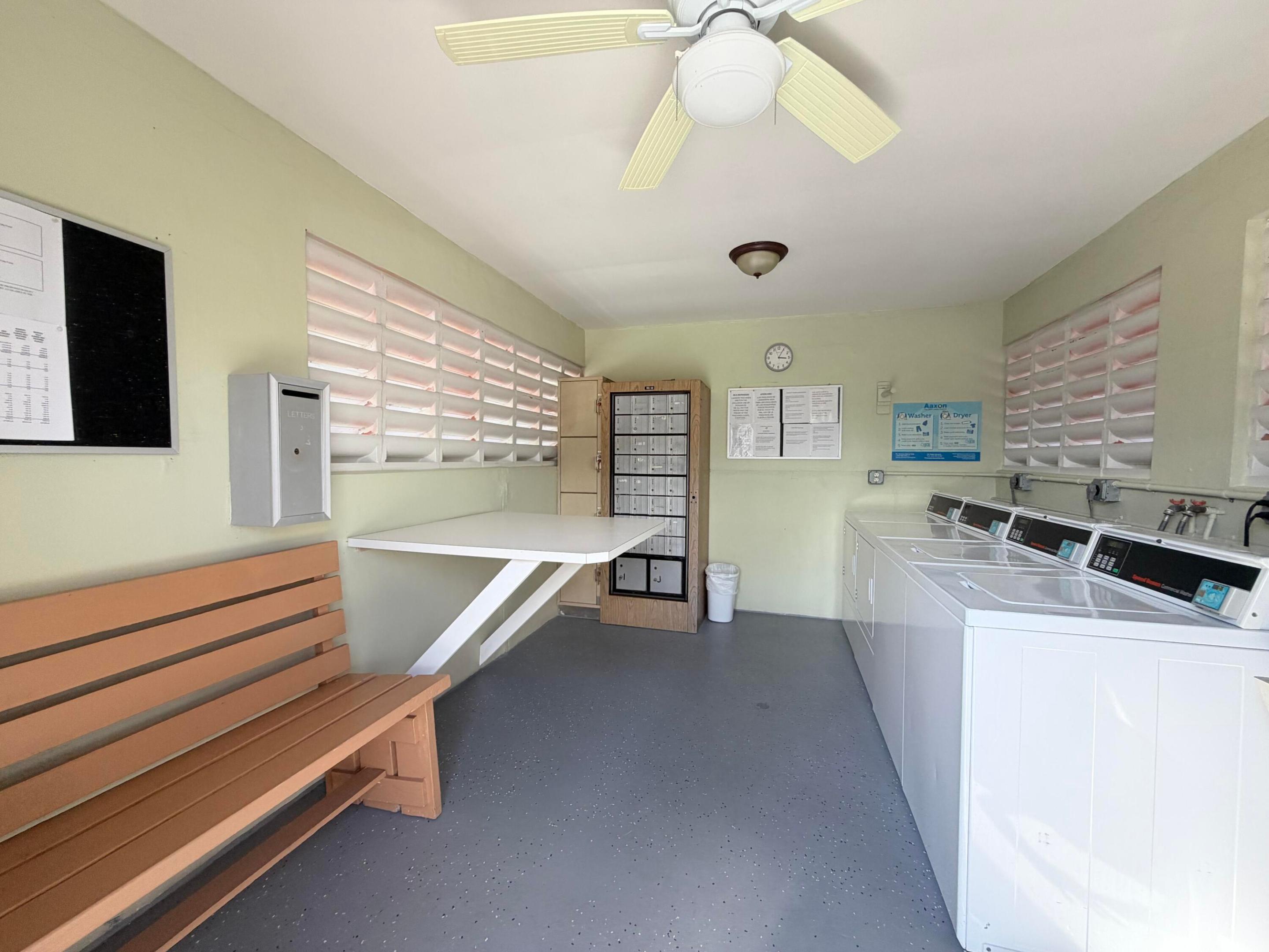 Common Laundry and Mailboxes