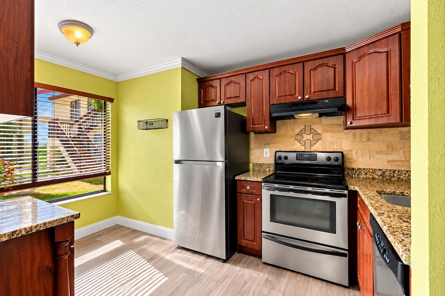 Sunlit Modern Kitchen Corner