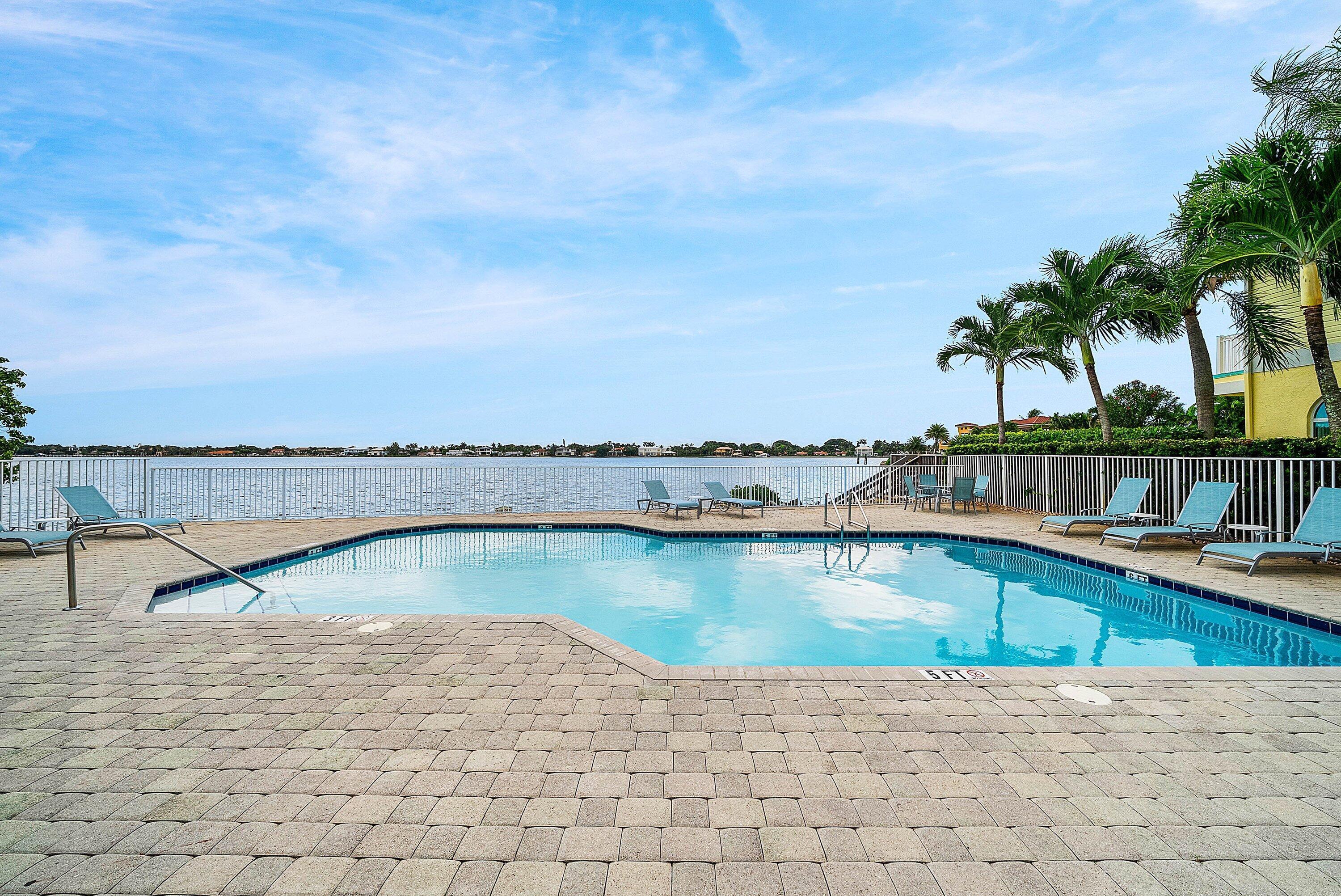 Pool Overlooking Intracoastal