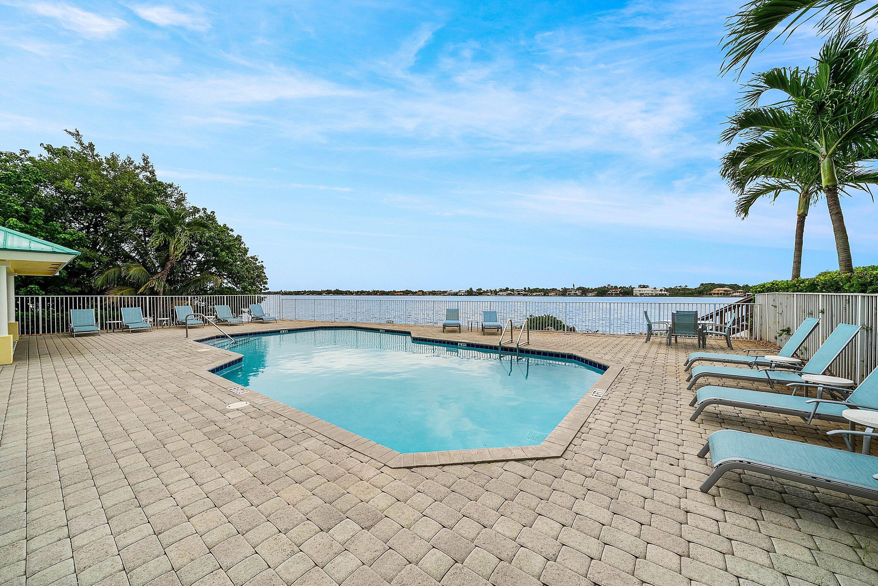Pool Overlooking INtracoastal