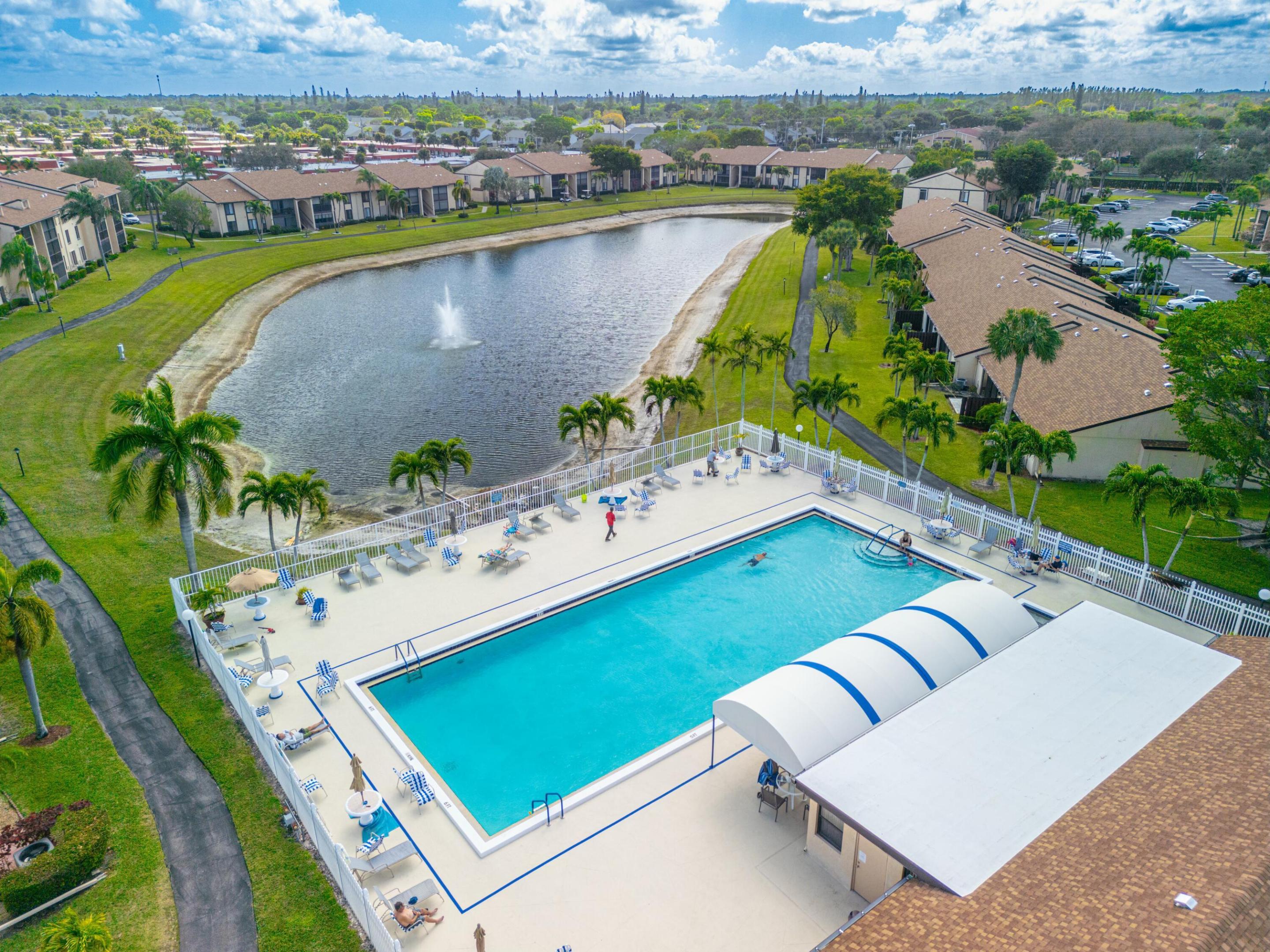Large Pool on the lake