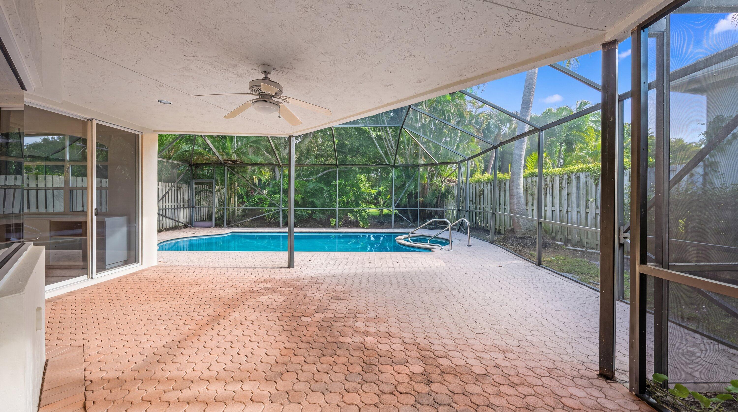 Covered patio