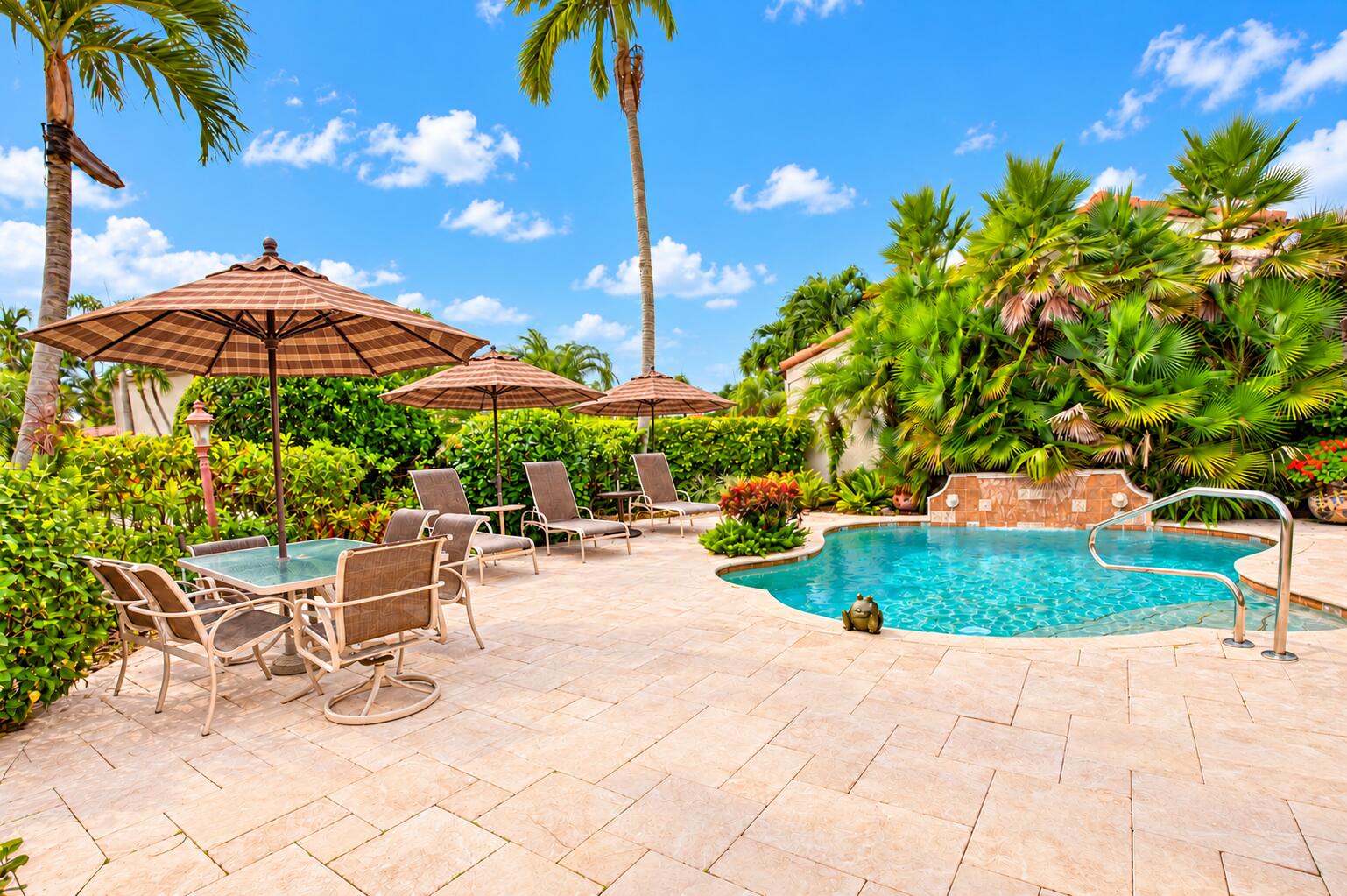 Courtyard pool