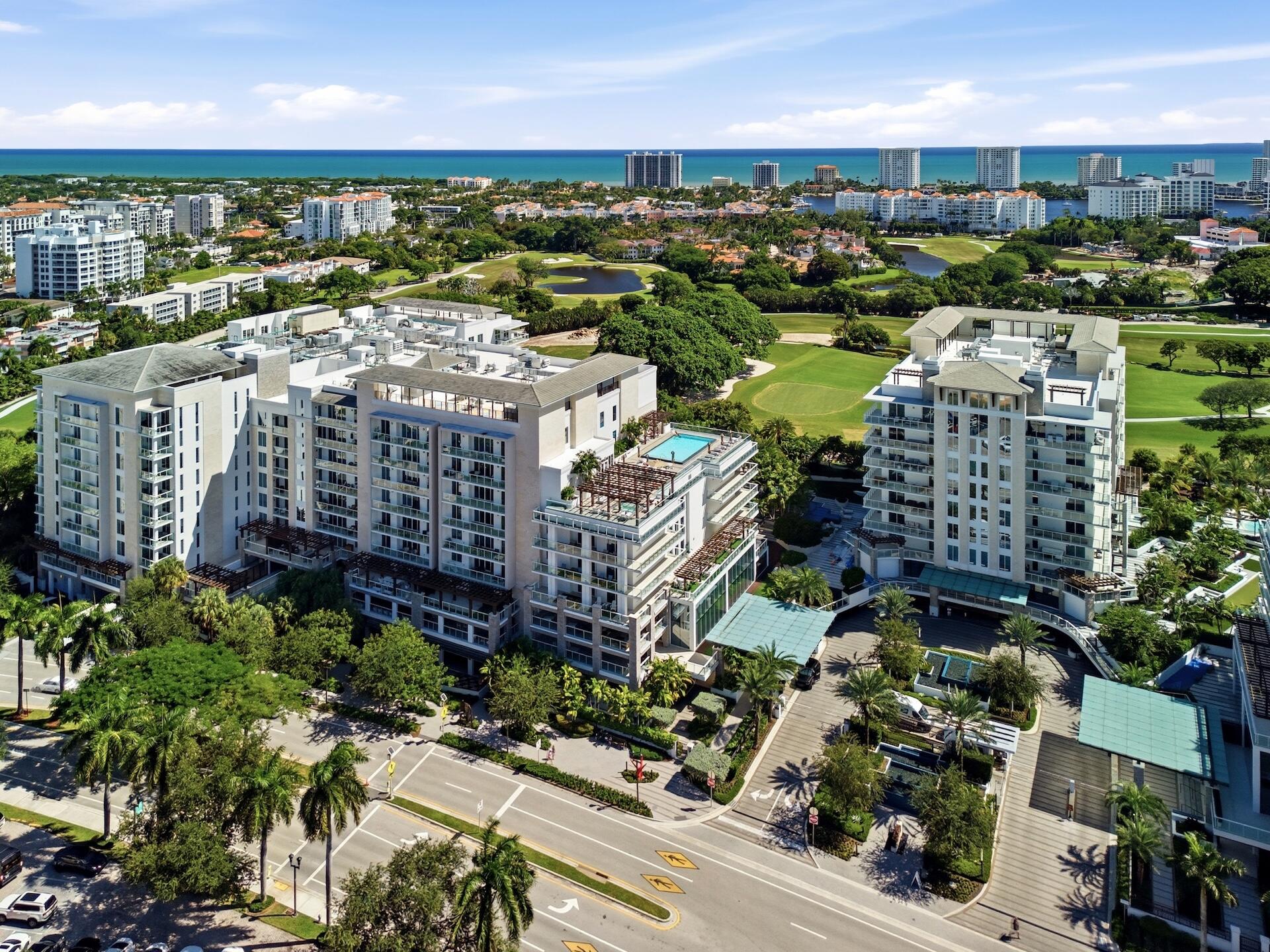 Aerial Building Ocean View