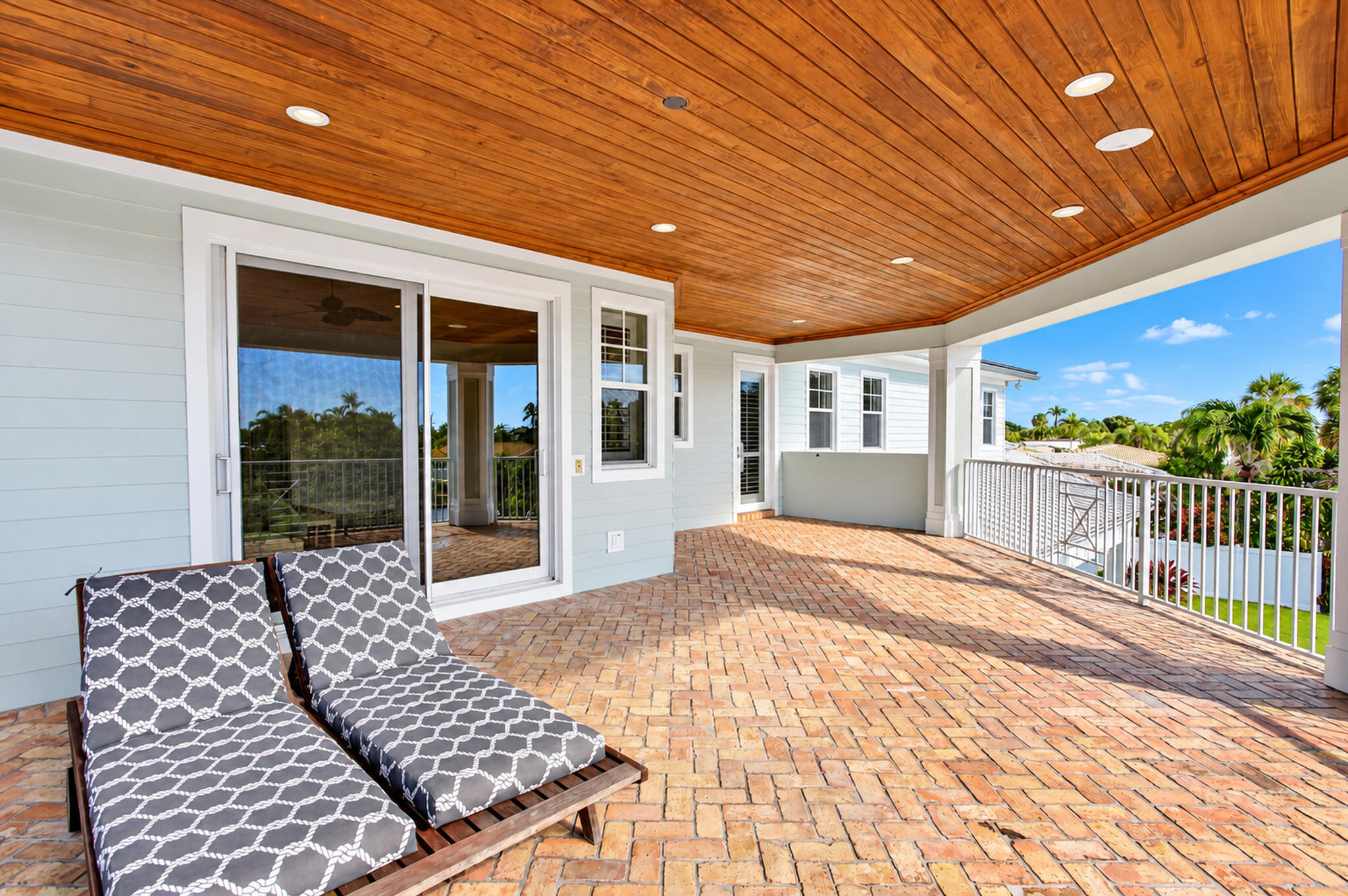 Private balcony off of primary bedroom and access from loft.