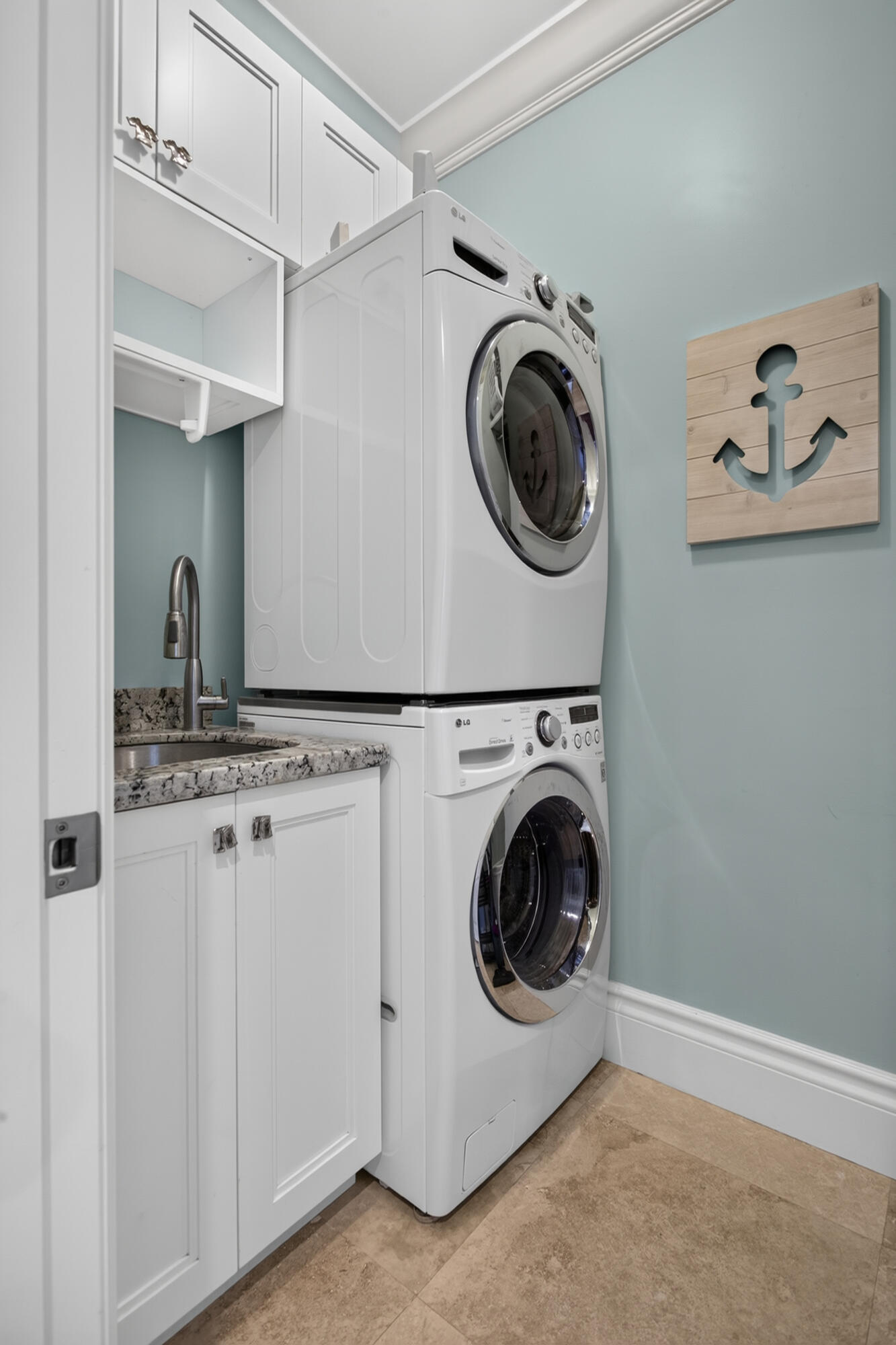 Upstairs laundry room
