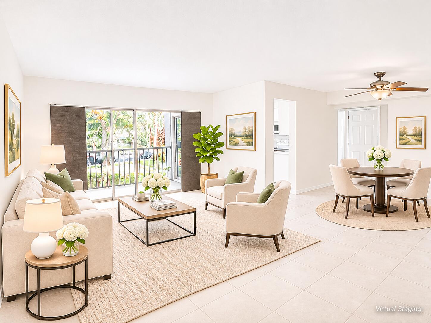 VIRTUAL STAGING LIVING ROOM