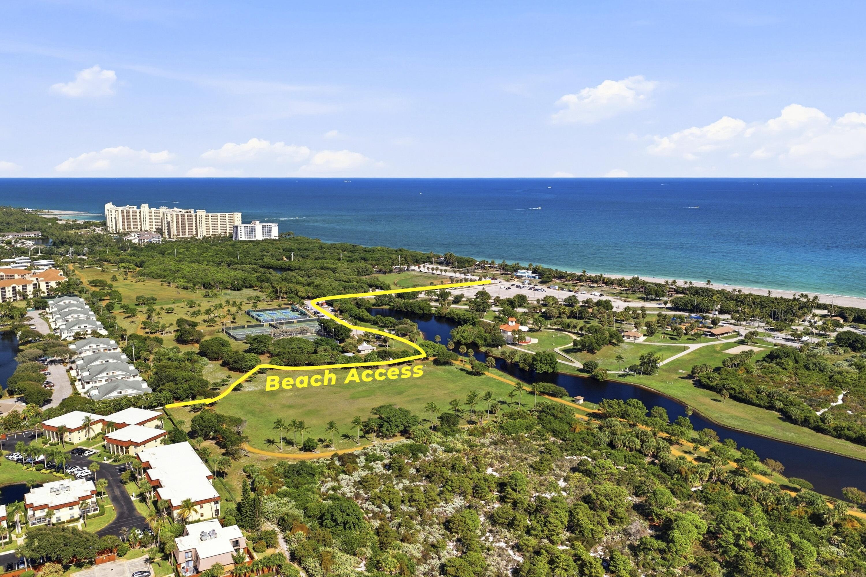 Beach Access Aerial