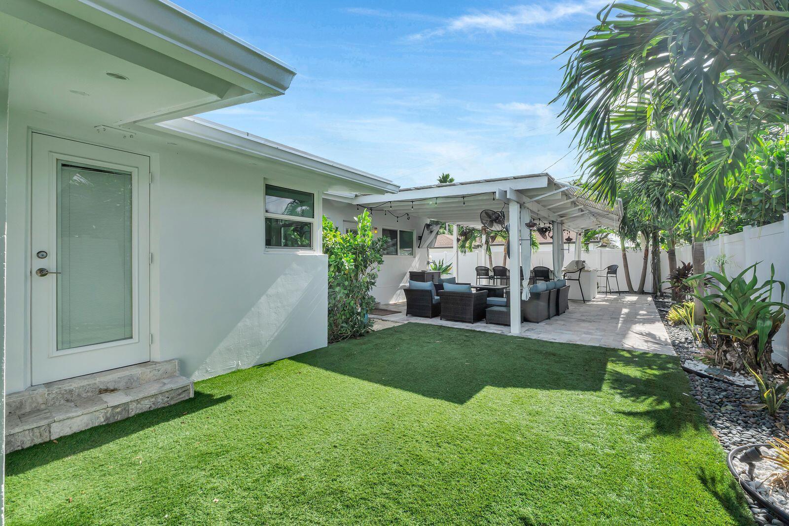 patio area from a step back