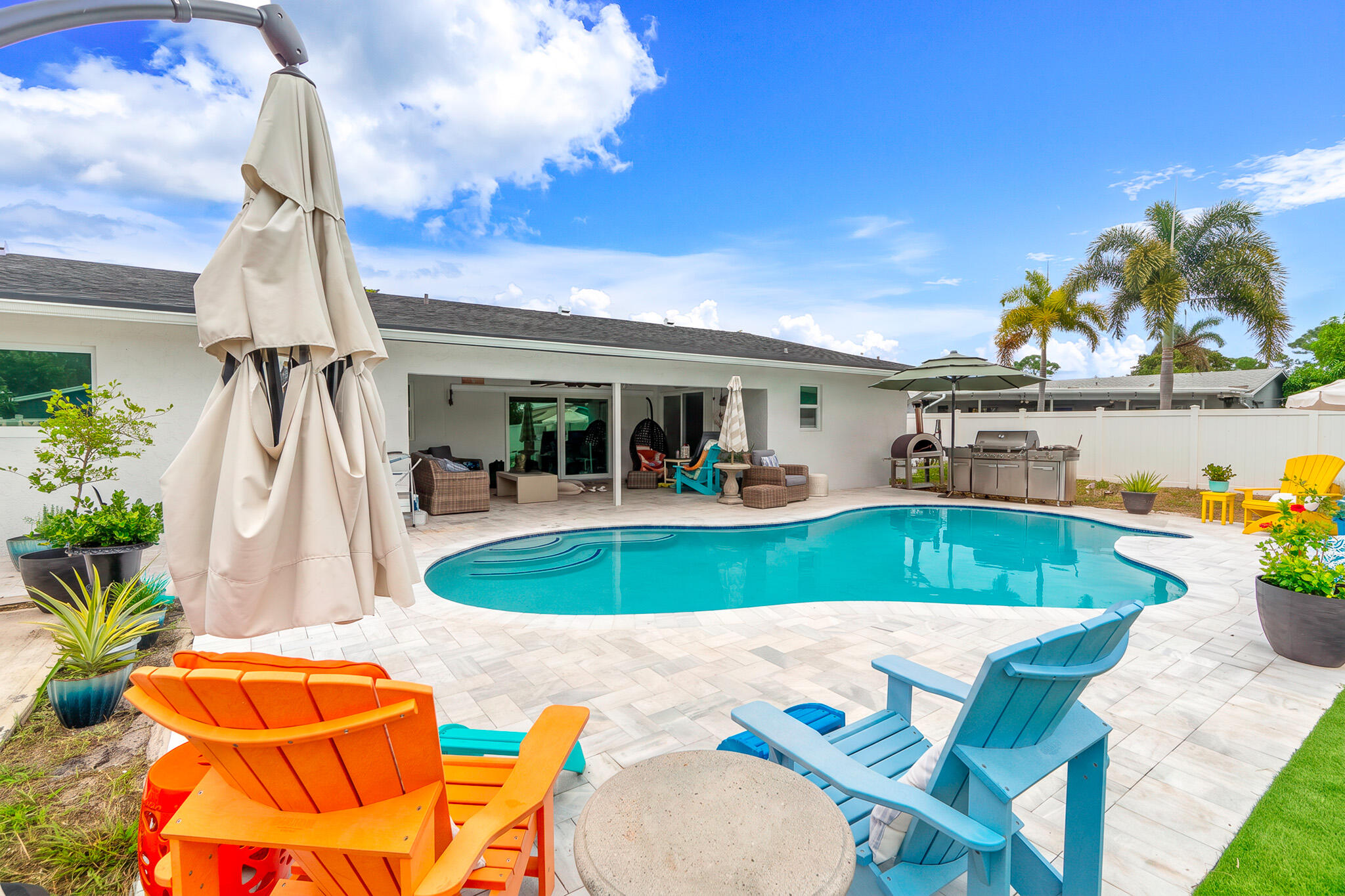 Pool area