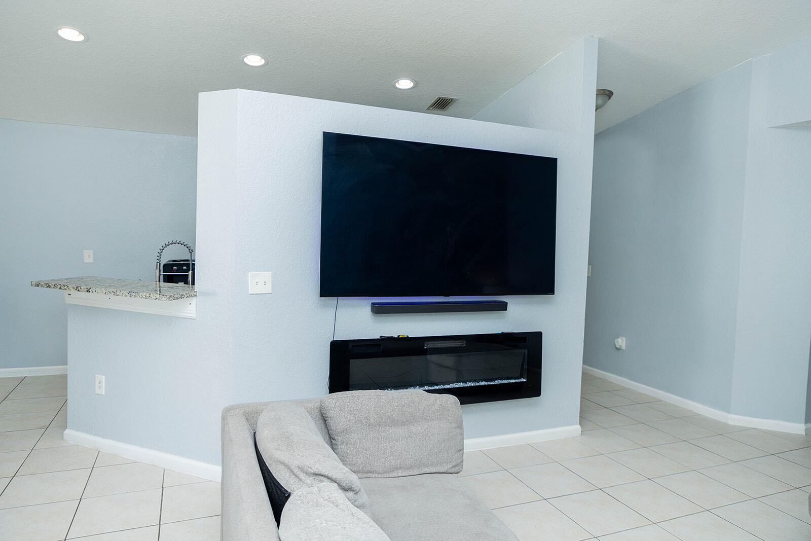 Main display wall-living room