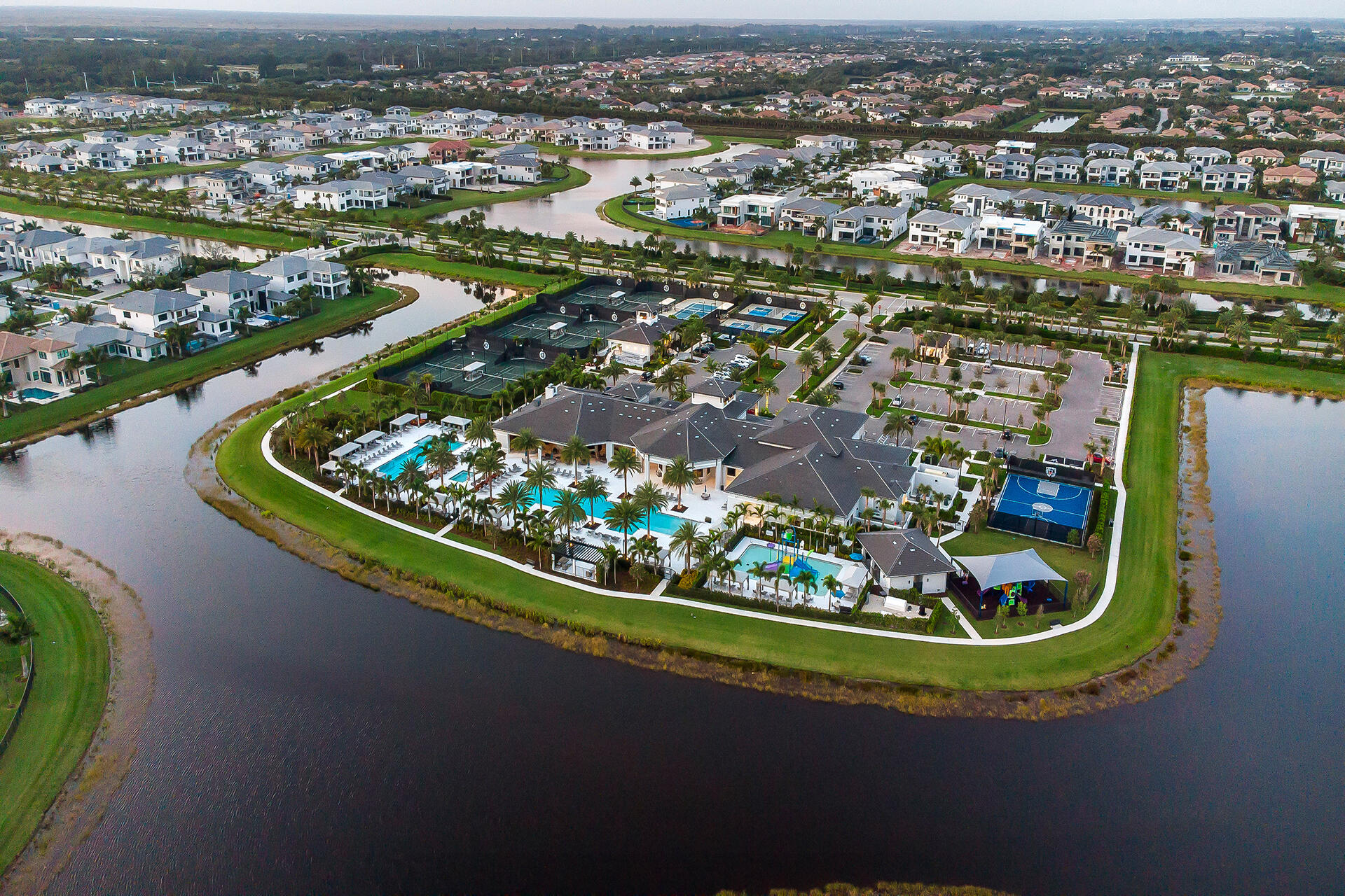 Boca Bridges Clubhouse Aerials-4