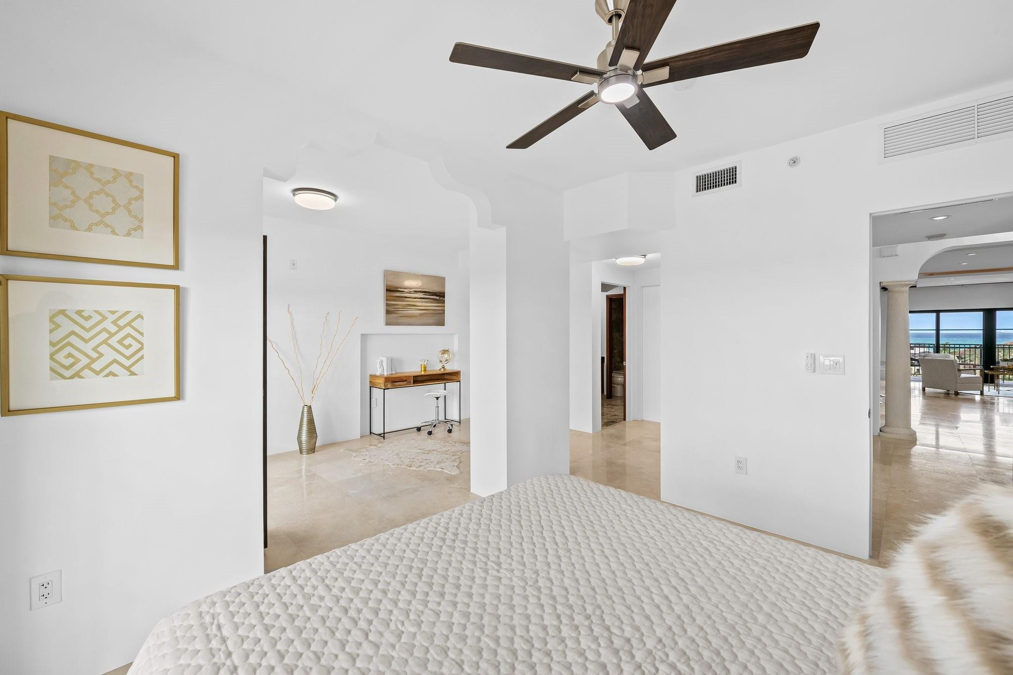 Large second bedroom with bonus space