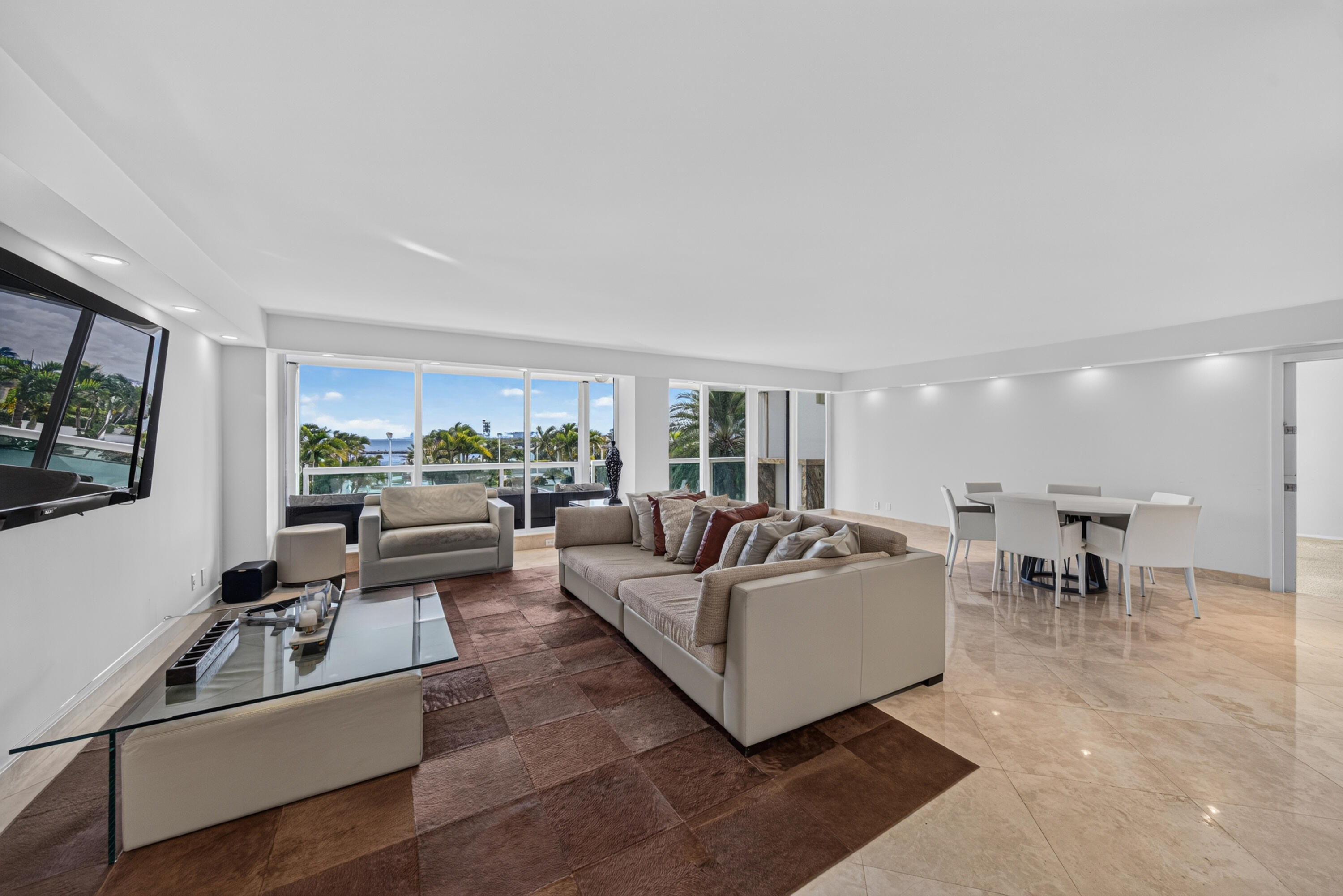 Main Residence - Living & Dining Area. Partially furnished or unfurished are options.