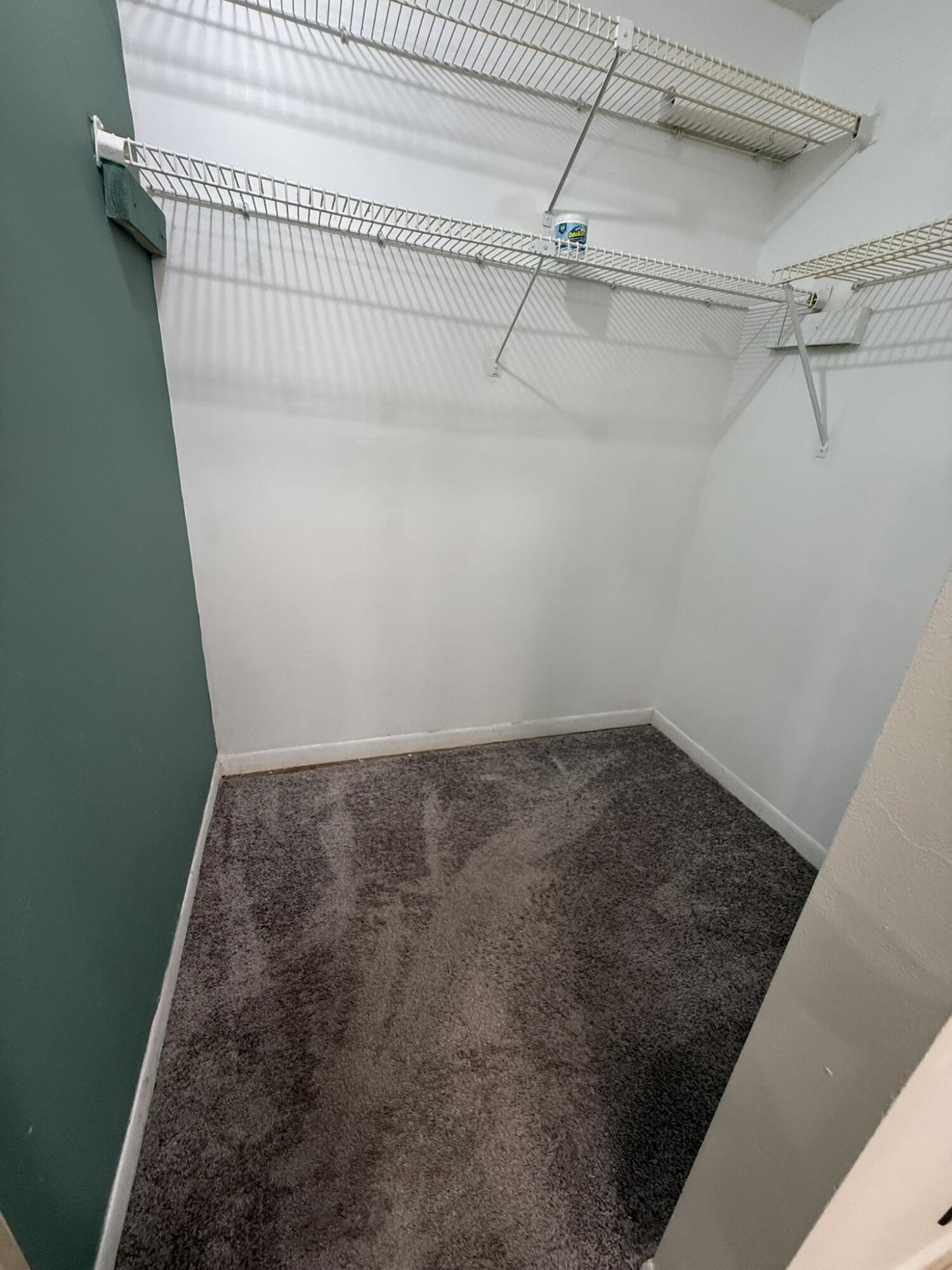 2 large closets in primary bedroom