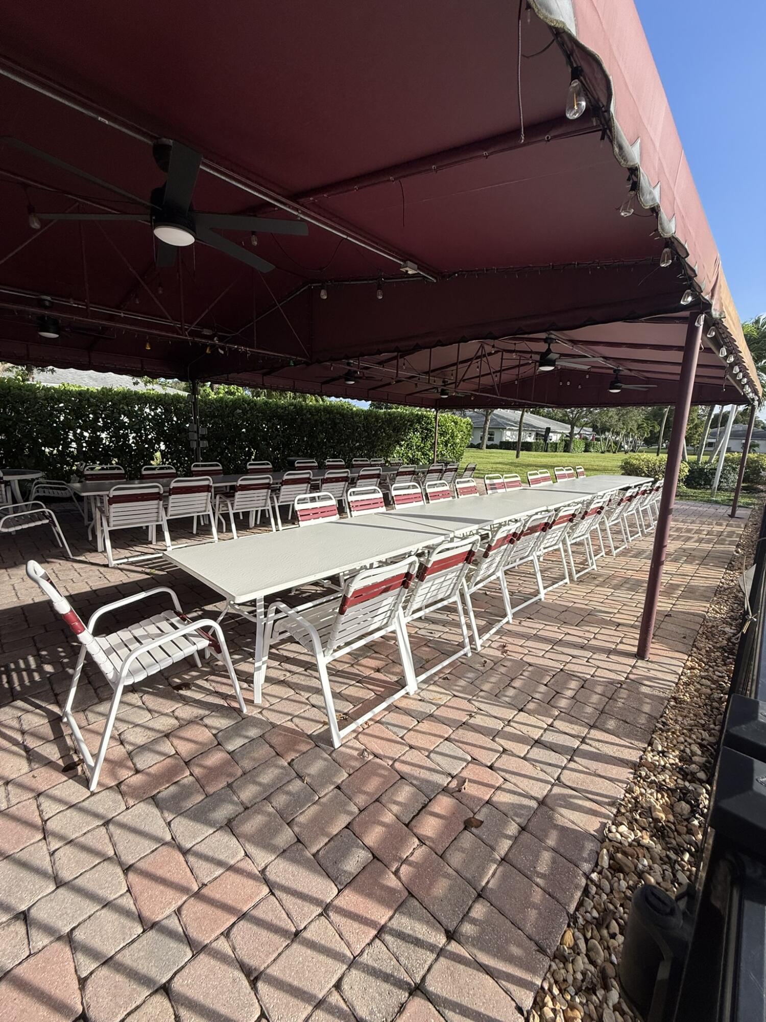 Outdoor sitting area