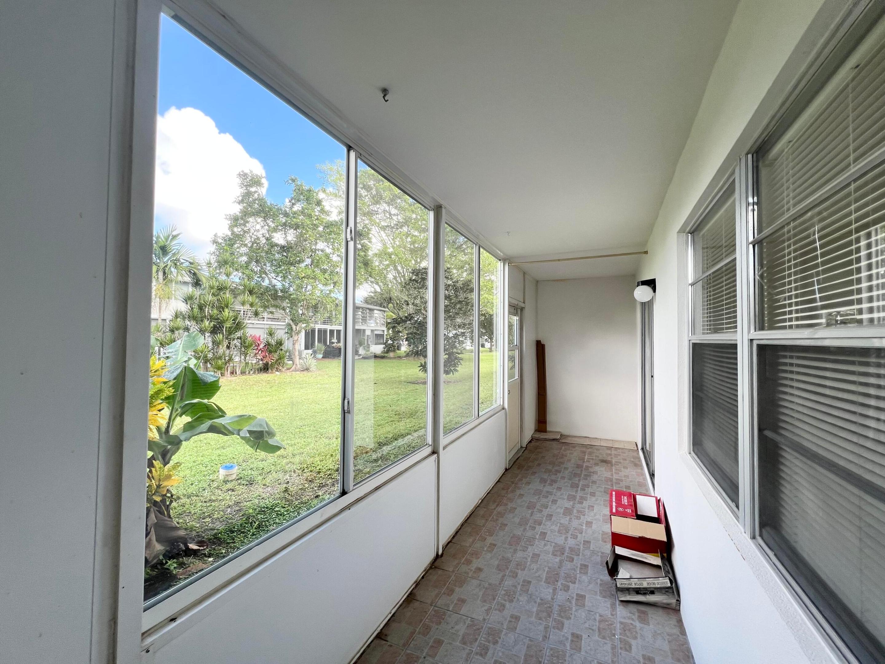 Glass Enclosed Patio