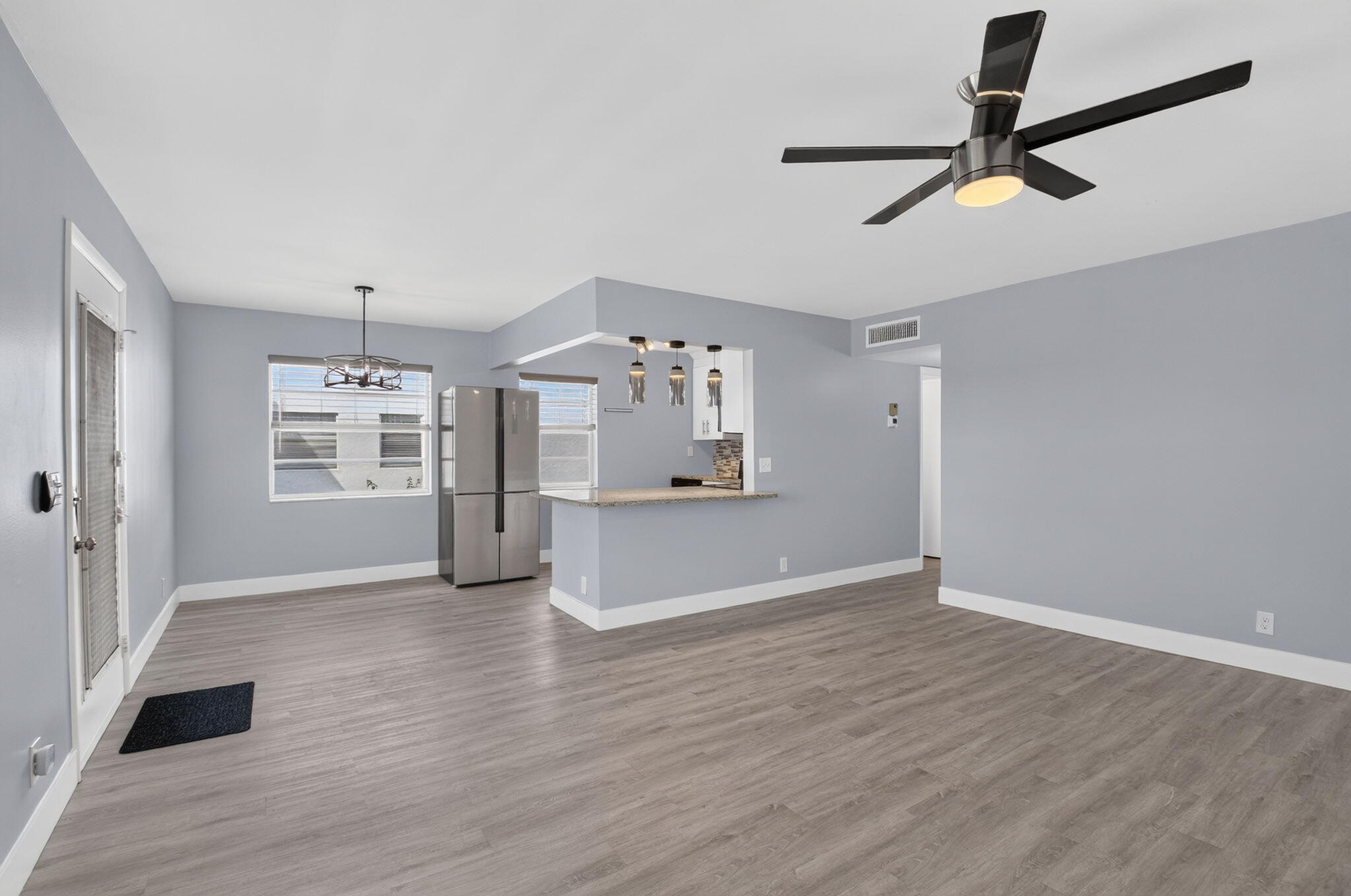 Living and dining area