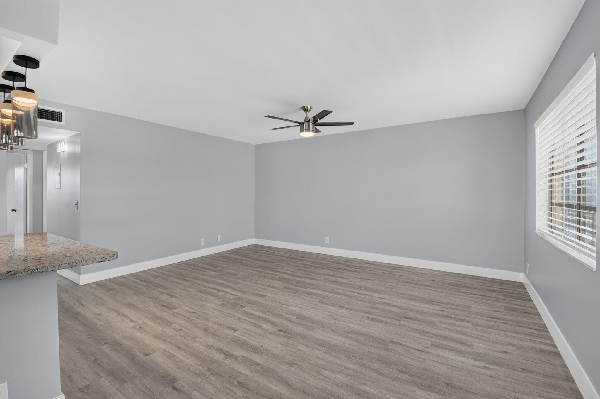 Living area from front door