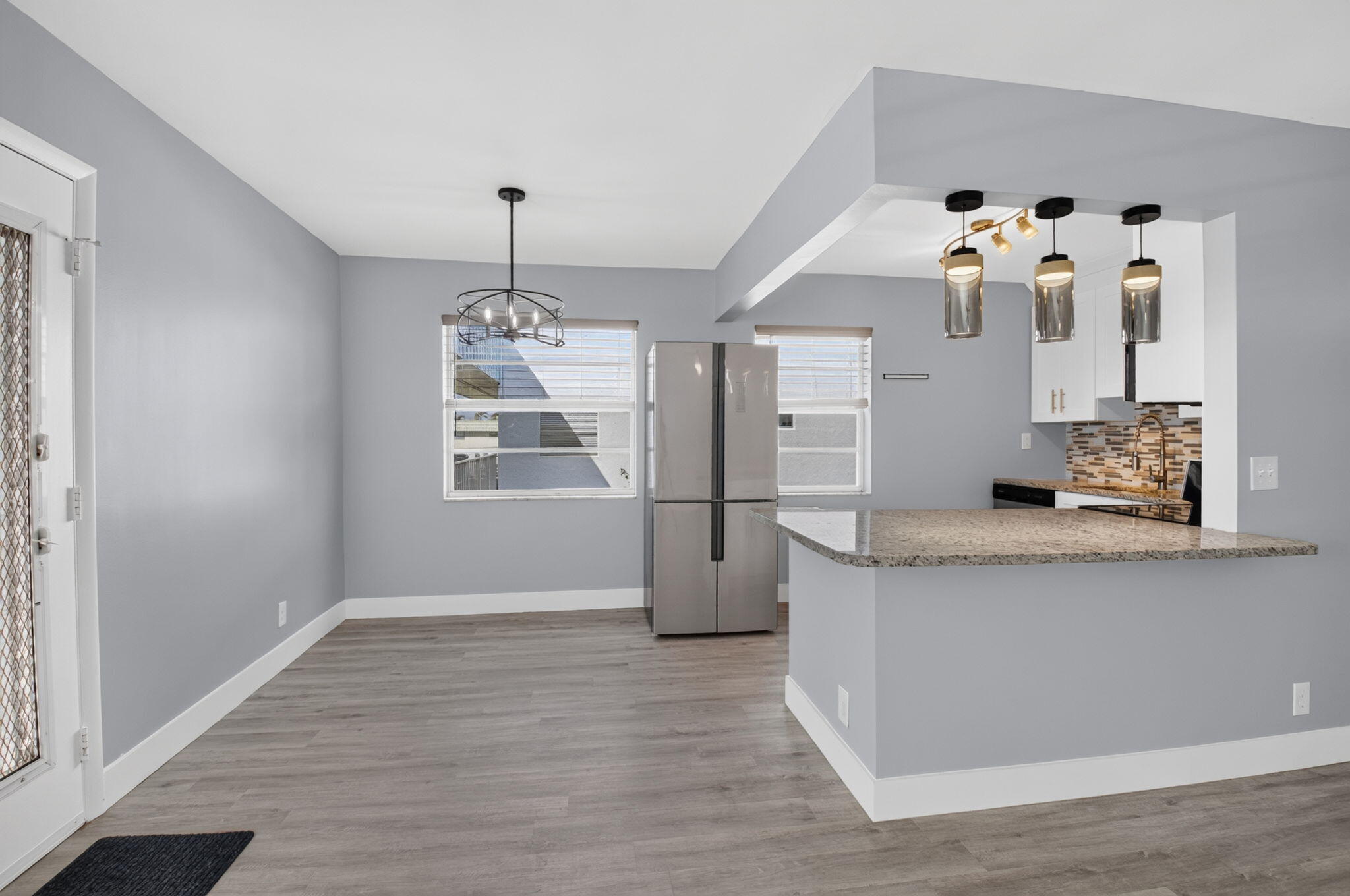 Dining area just off kitchen