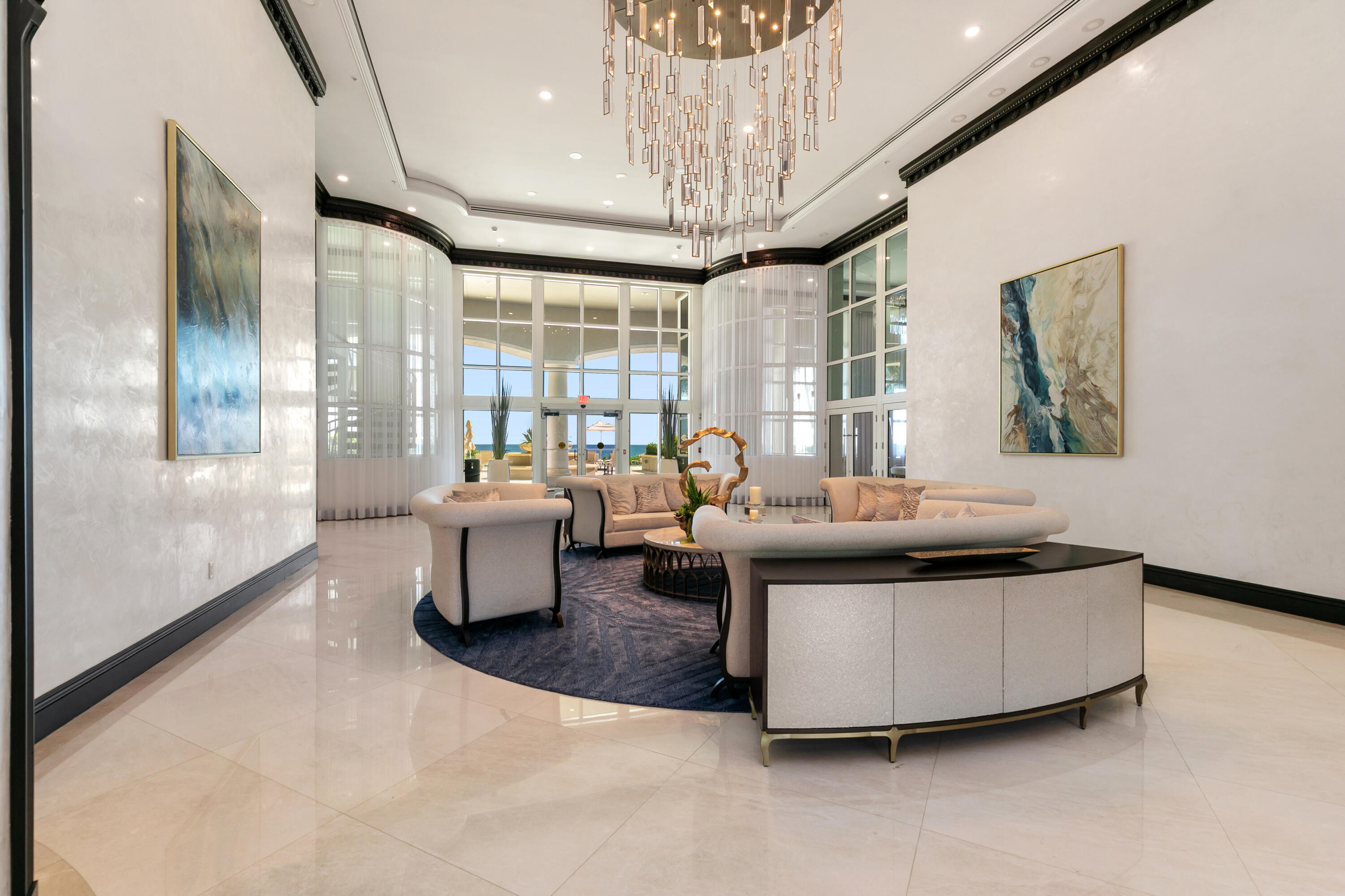 Main lobby of Ocean Grande.
