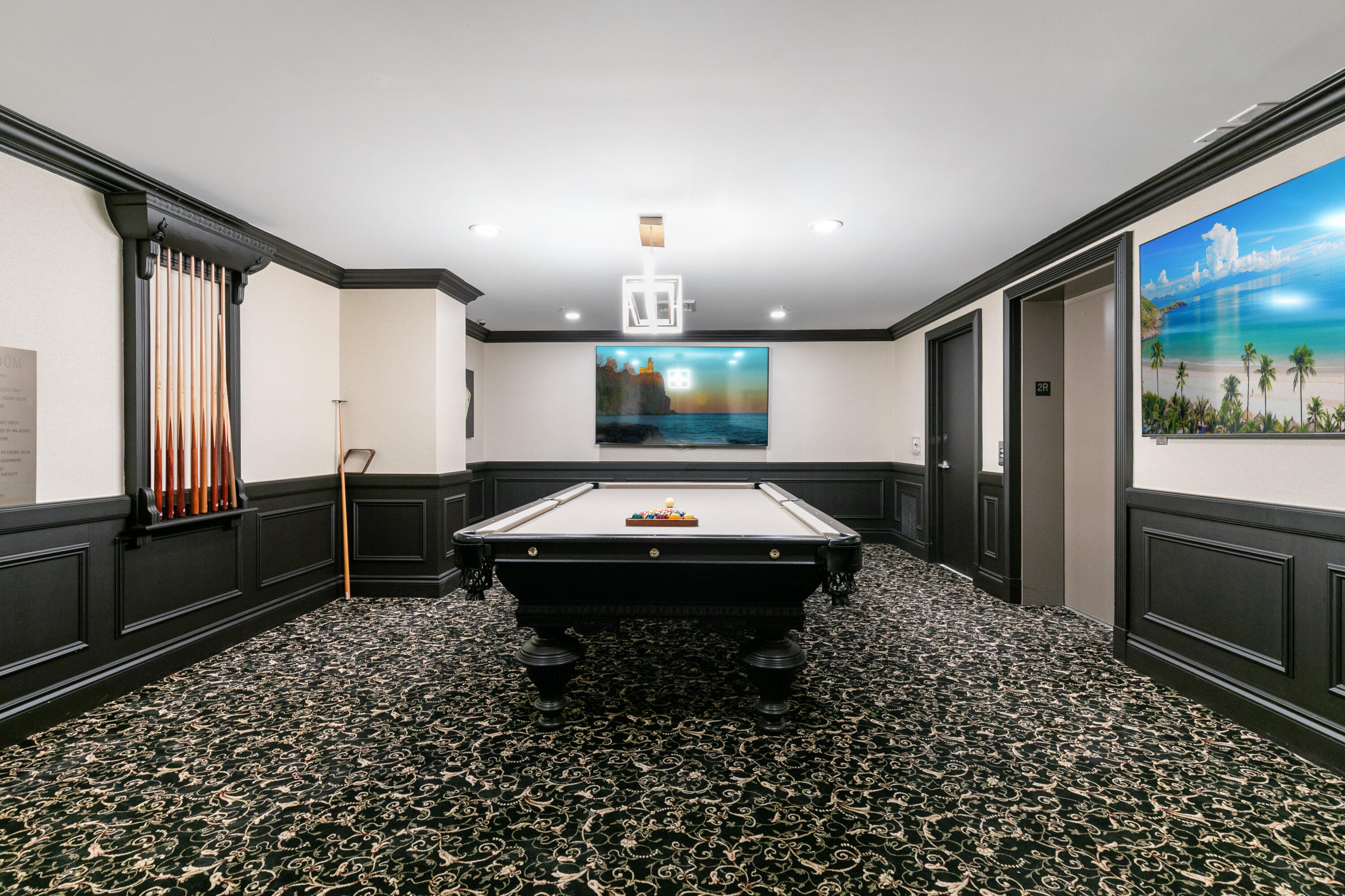 Billiards room