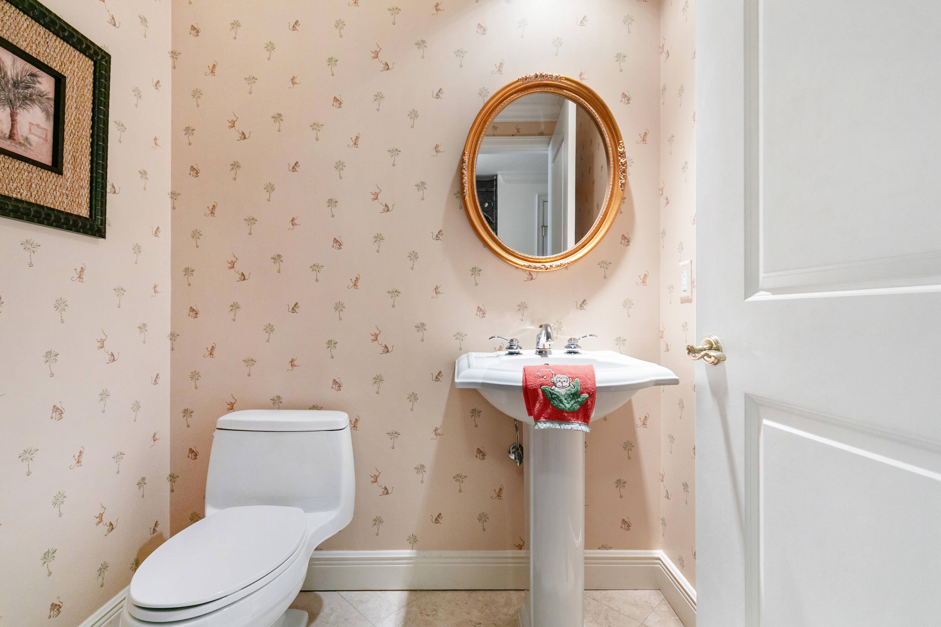 Powder room half bath