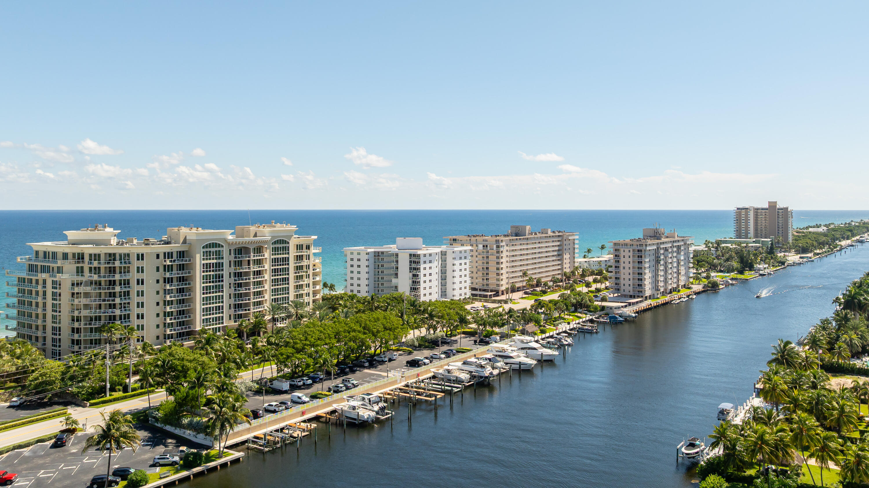Intracoastal waterways and Atlantic Ocean