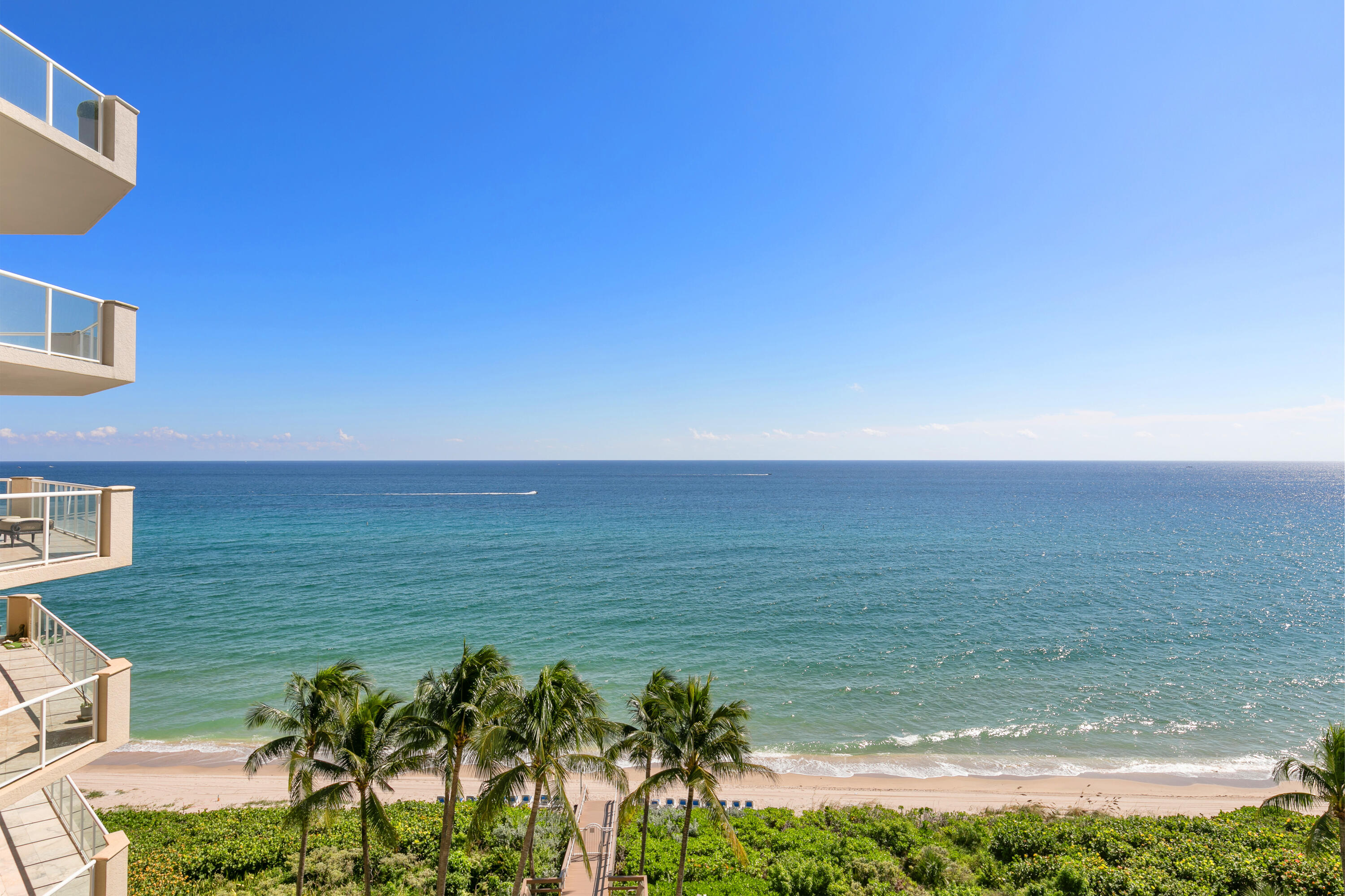 Balcony off living area. Incredible Atlantic Ocean views.