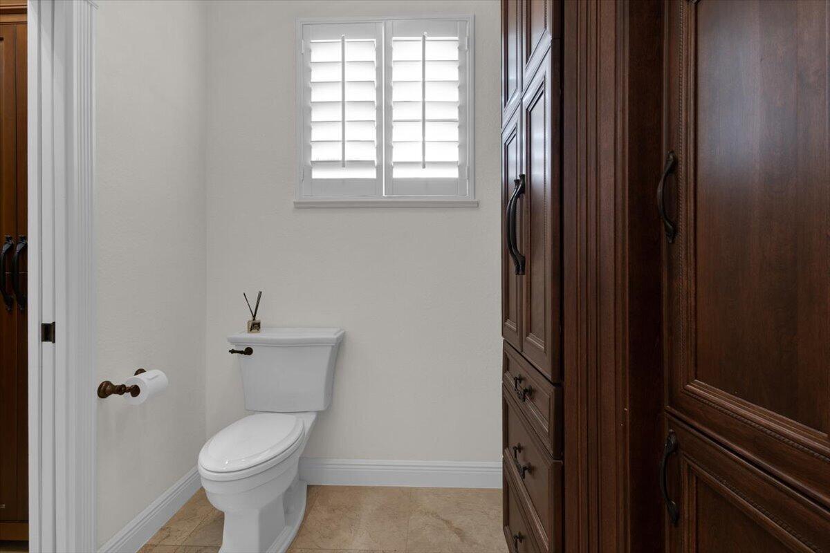 Master bath water closet