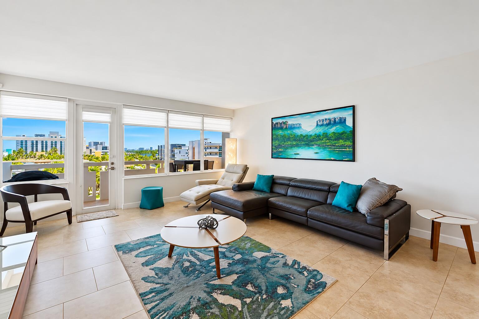 Bright Coastal Modern Living Room 2