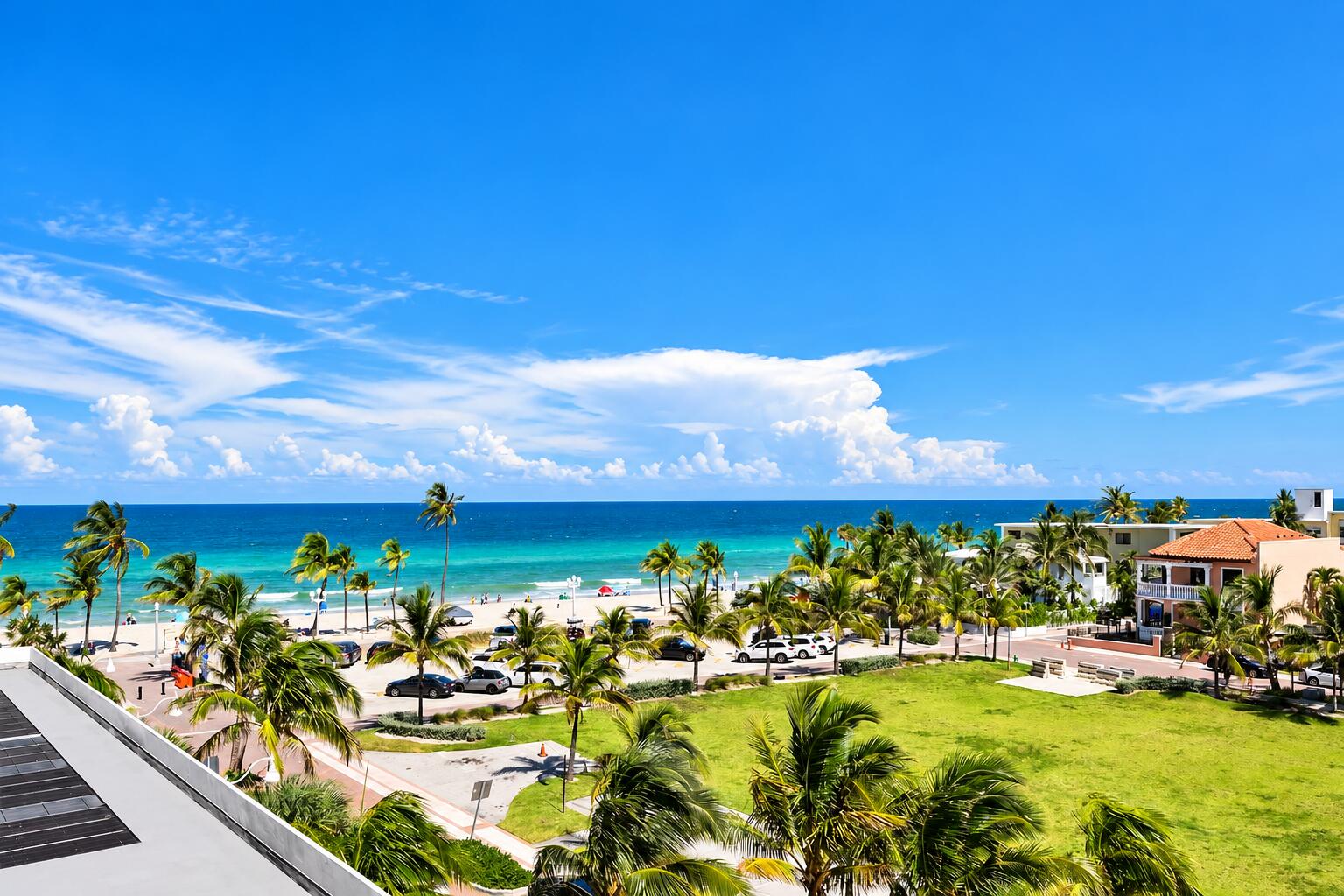Sunny Tropical Beach Panorama