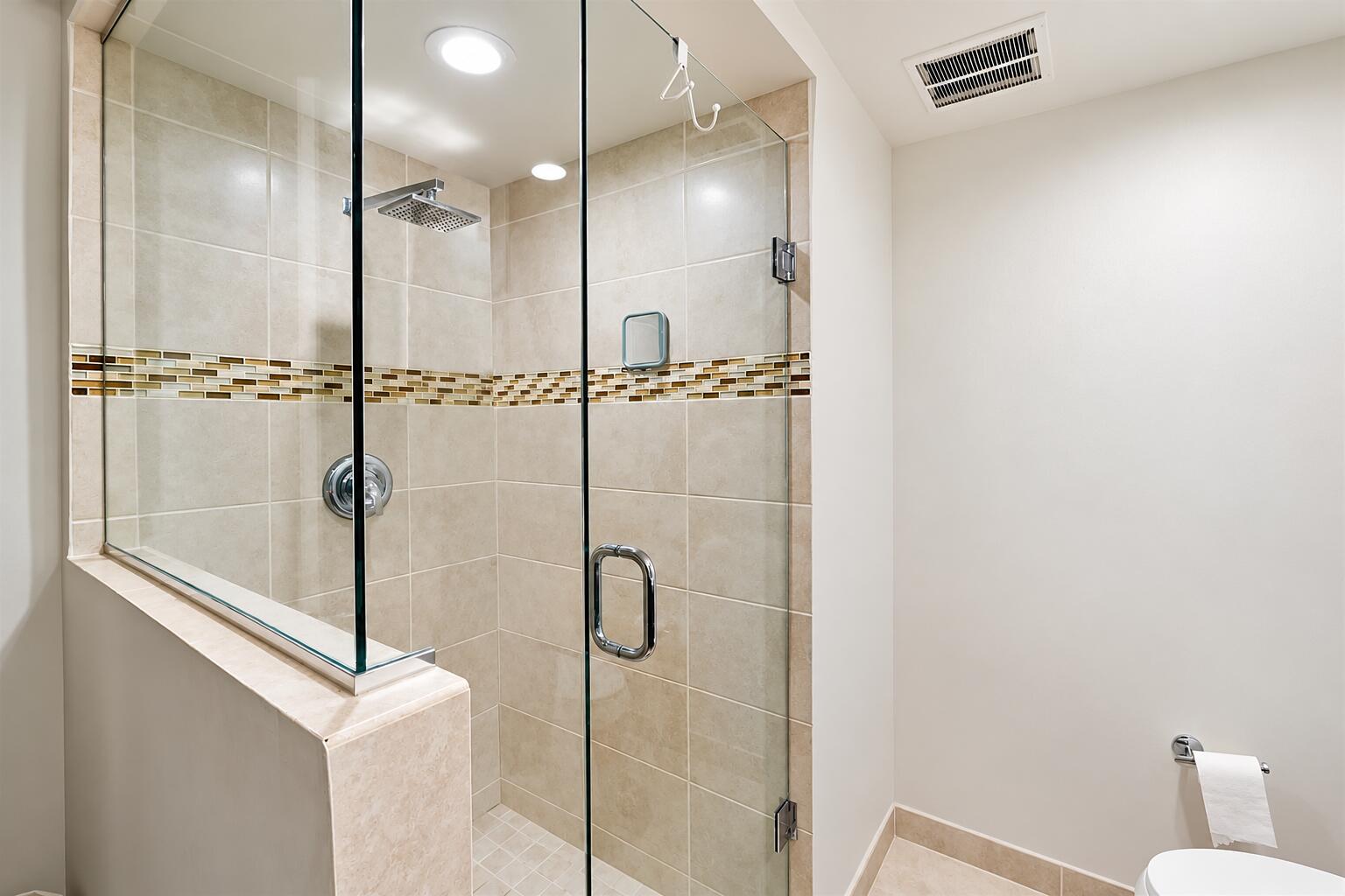 Modern Glass Shower Bathroom
