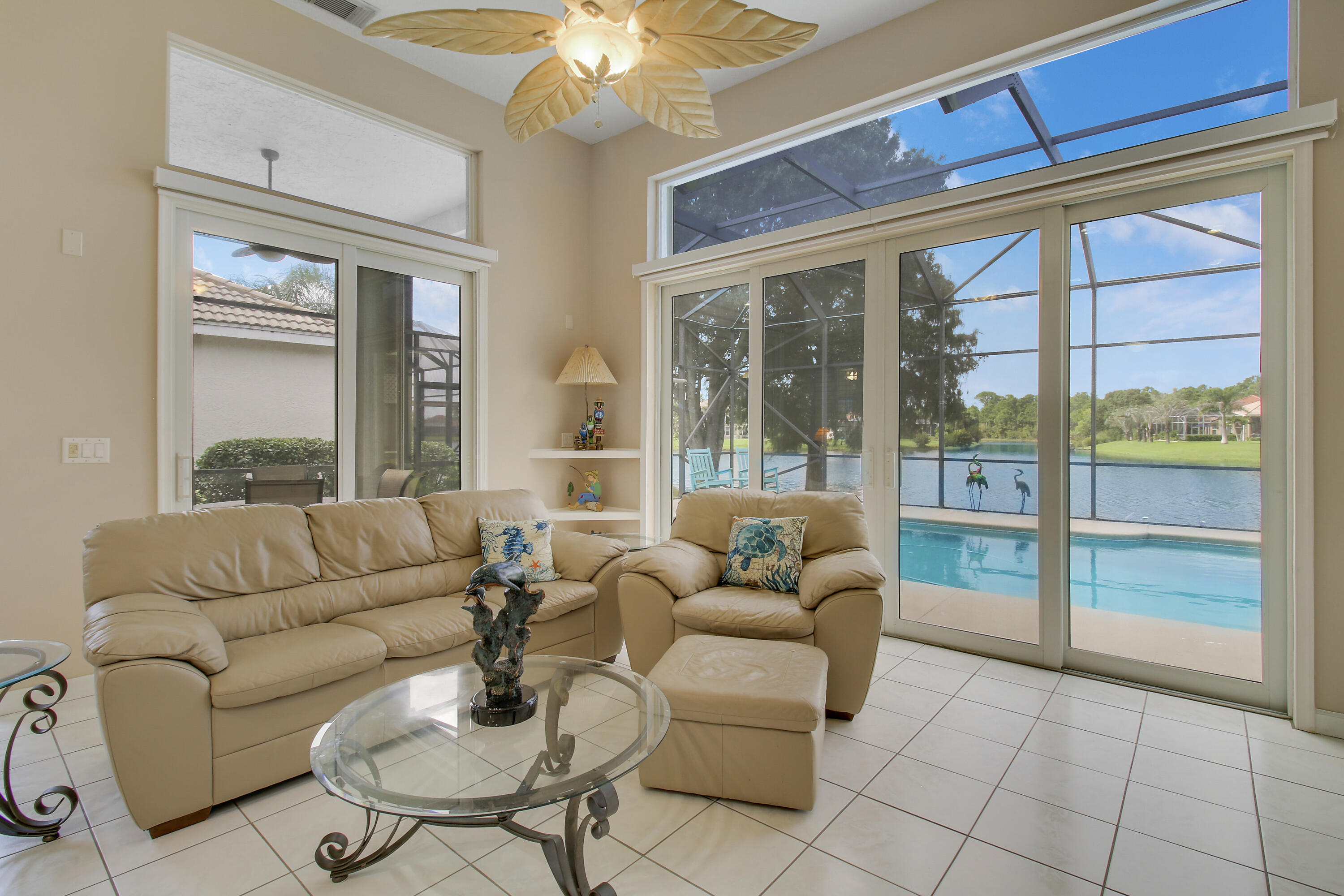 Family Room/Pool View