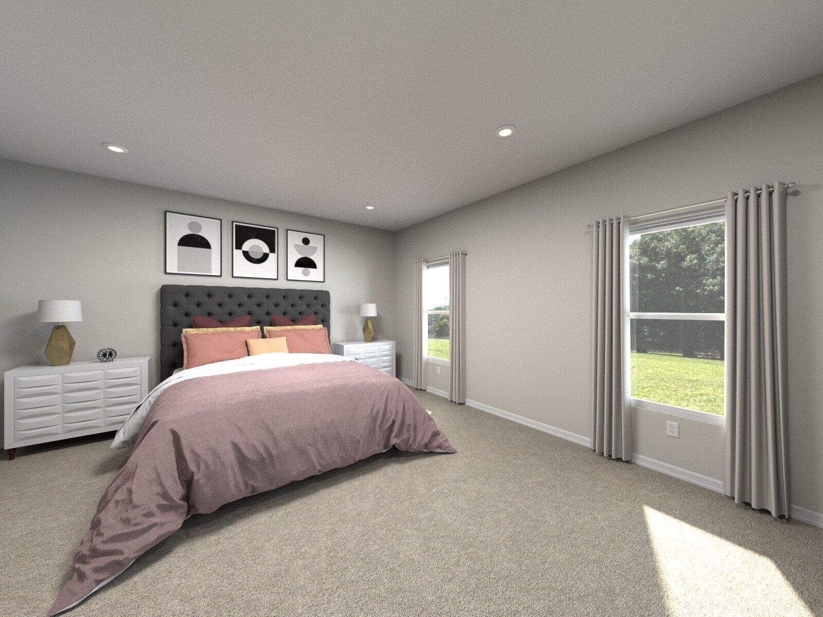 Photos are not of the actual home, but are photos of the builder home with same floorplan with similar interior finishes.