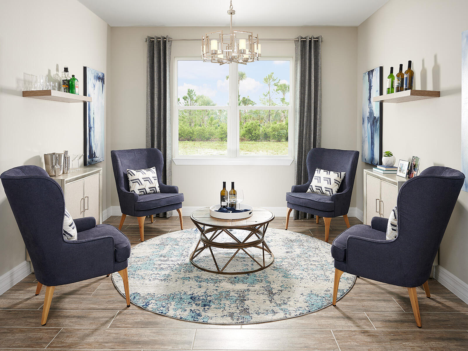 Photos are not of the actual home, but are photos of the builder home with same floorplan with similar interior finishes.
